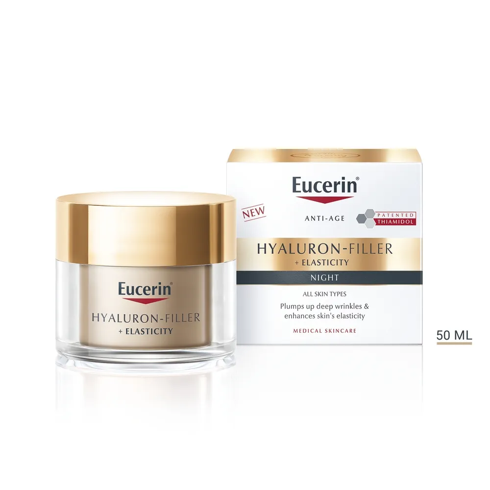 EUCERIN HYALURON FILLER+ELASTICITY ÖÖKREEM 50ML - Tootepilt 
