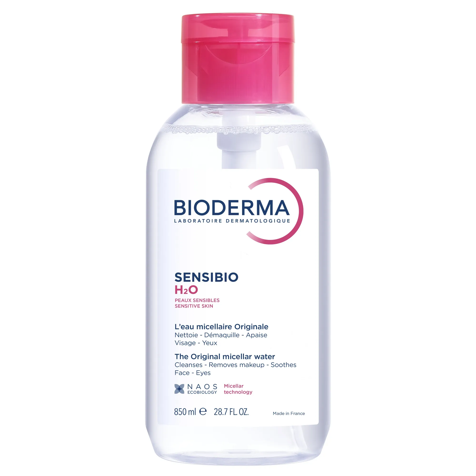 BIODERMA SENSIBIO H2O MITSELLAARVESI TUNDLIKULE NAHALE 850ML - Tootepilt 