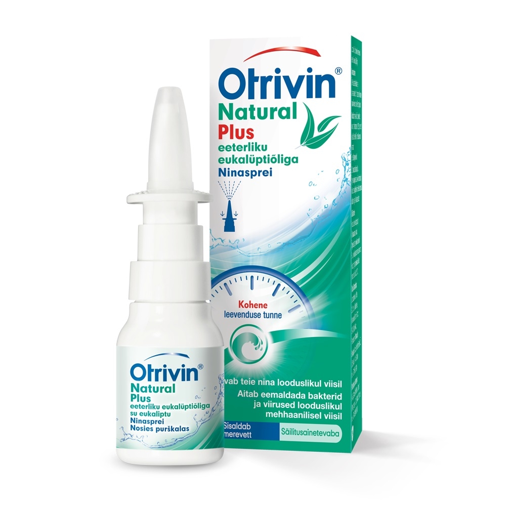 OTRIVIN NATURAL PLUS NINASPREI 20ML - Tootepilt 