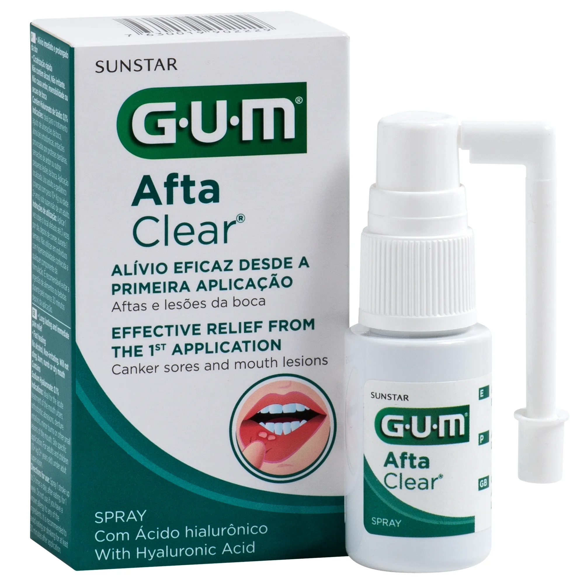 GUM AFTACLEAR SUUÕÕNE HAAVANDITE SPRAY 15ML - Tootepilt 