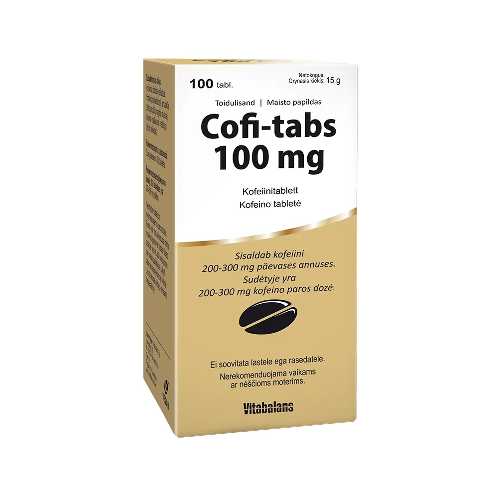 COFI-TABS TBL 100MG N100 - Tootepilt 