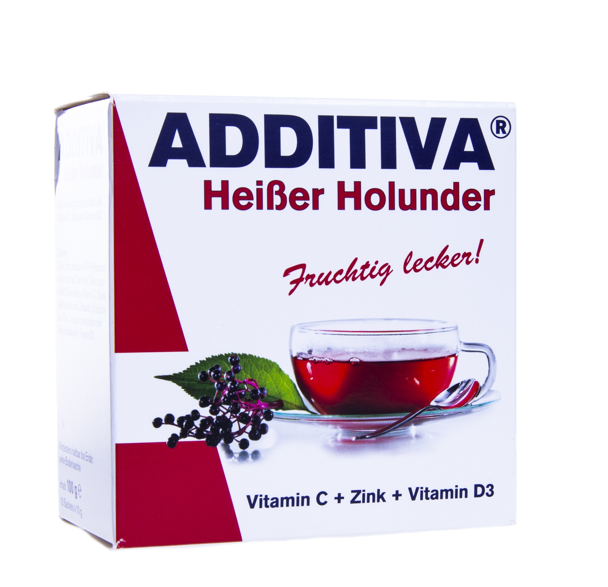 ADDITIVA KUUM JOOK ZN+VIT C+D3 N10 MUSTA LEEDRIGA - Tootepilt 