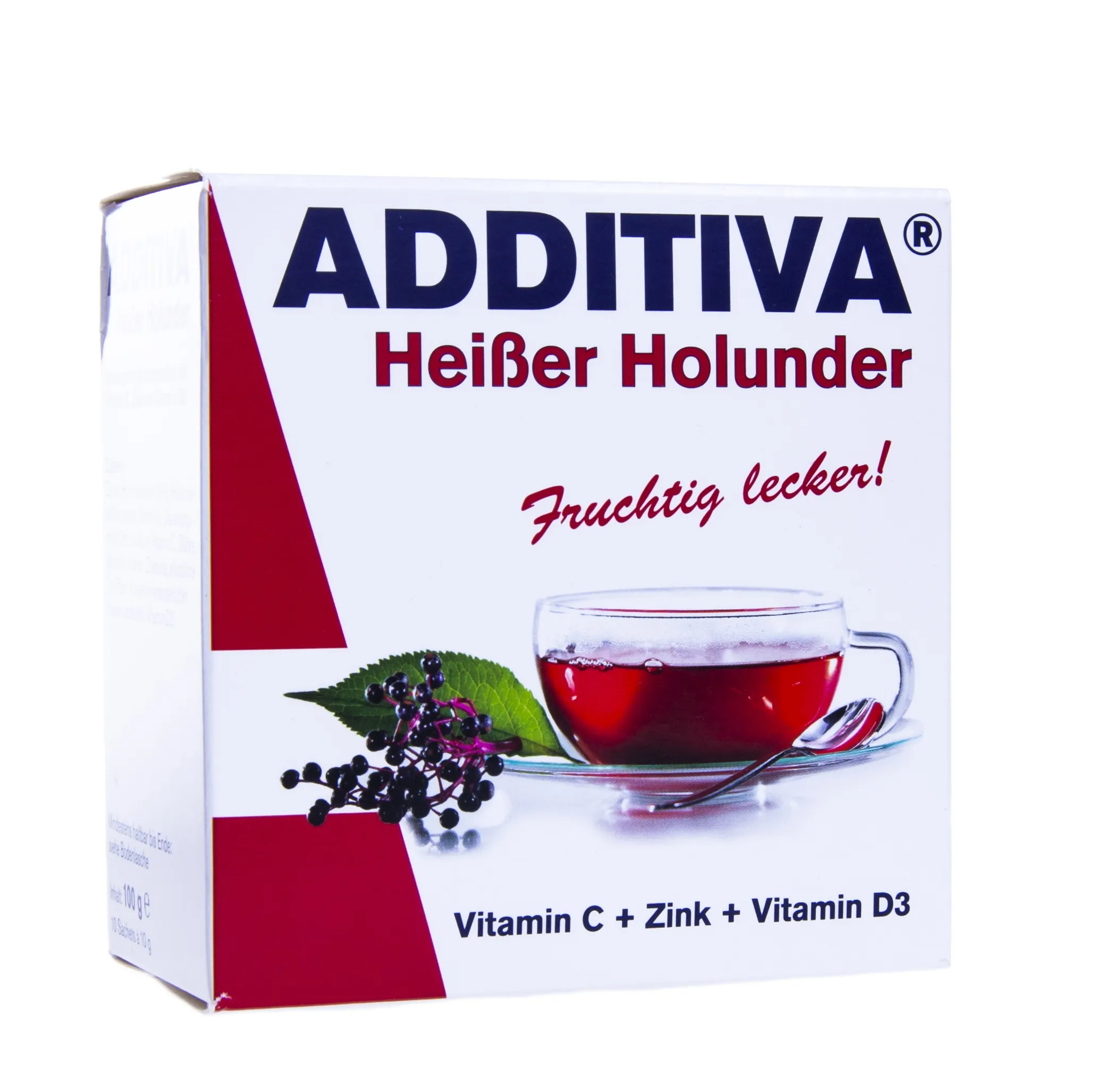 ADDITIVA KUUM JOOK ZN+VIT C+D3 N10 MUSTA LEEDRIGA - Tootepilt 