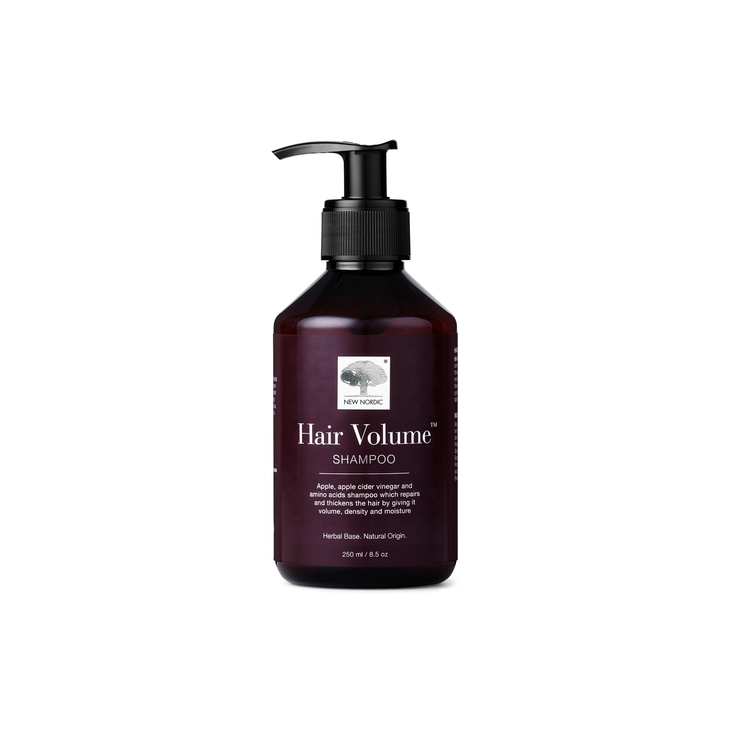 NEW NORDIC HAIR VOLUME SHAMPOON VOLÜÜMI ANDEV 250ML - Tootepilt 