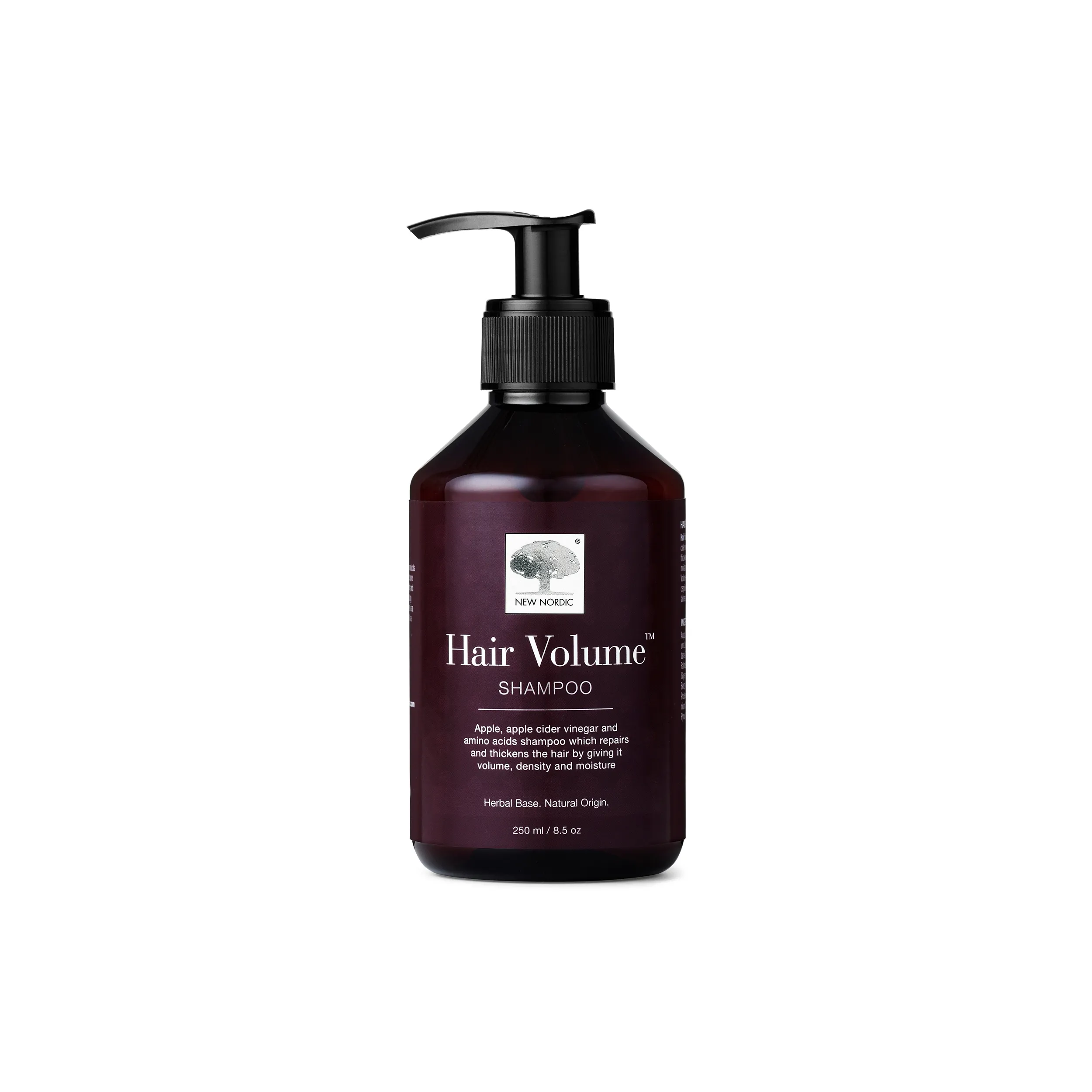NEW NORDIC HAIR VOLUME SHAMPOON VOLÜÜMI ANDEV 250ML - Tootepilt 