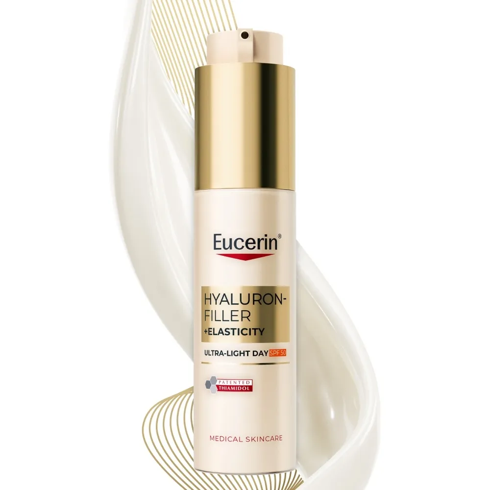EUCERIN HYALURON FILLER+ELASTICITY KERGE PÄEVAKREEM SPF50 50ML - Tootepilt 