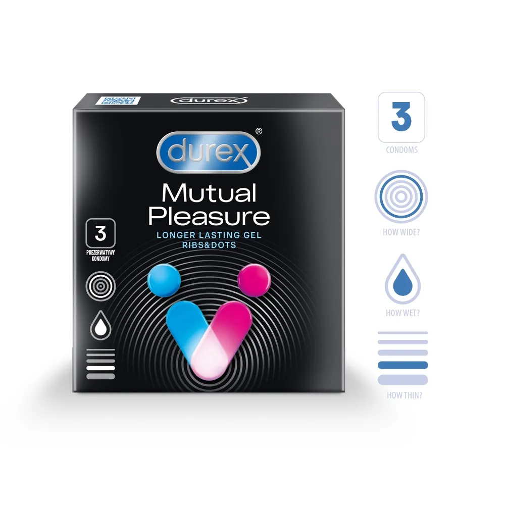 DUREX KONDOOMID MUTUAL PLEASURE N3 - Tootepilt 