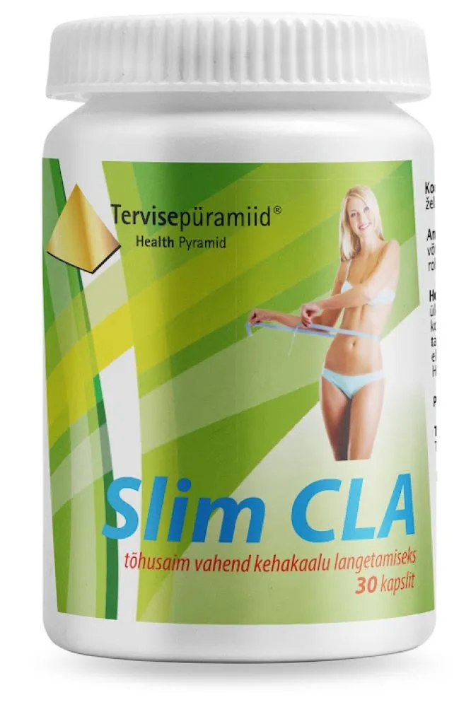 TERVISEPÜRAMIID SLIM CLA CAPS N30 - Tootepilt 