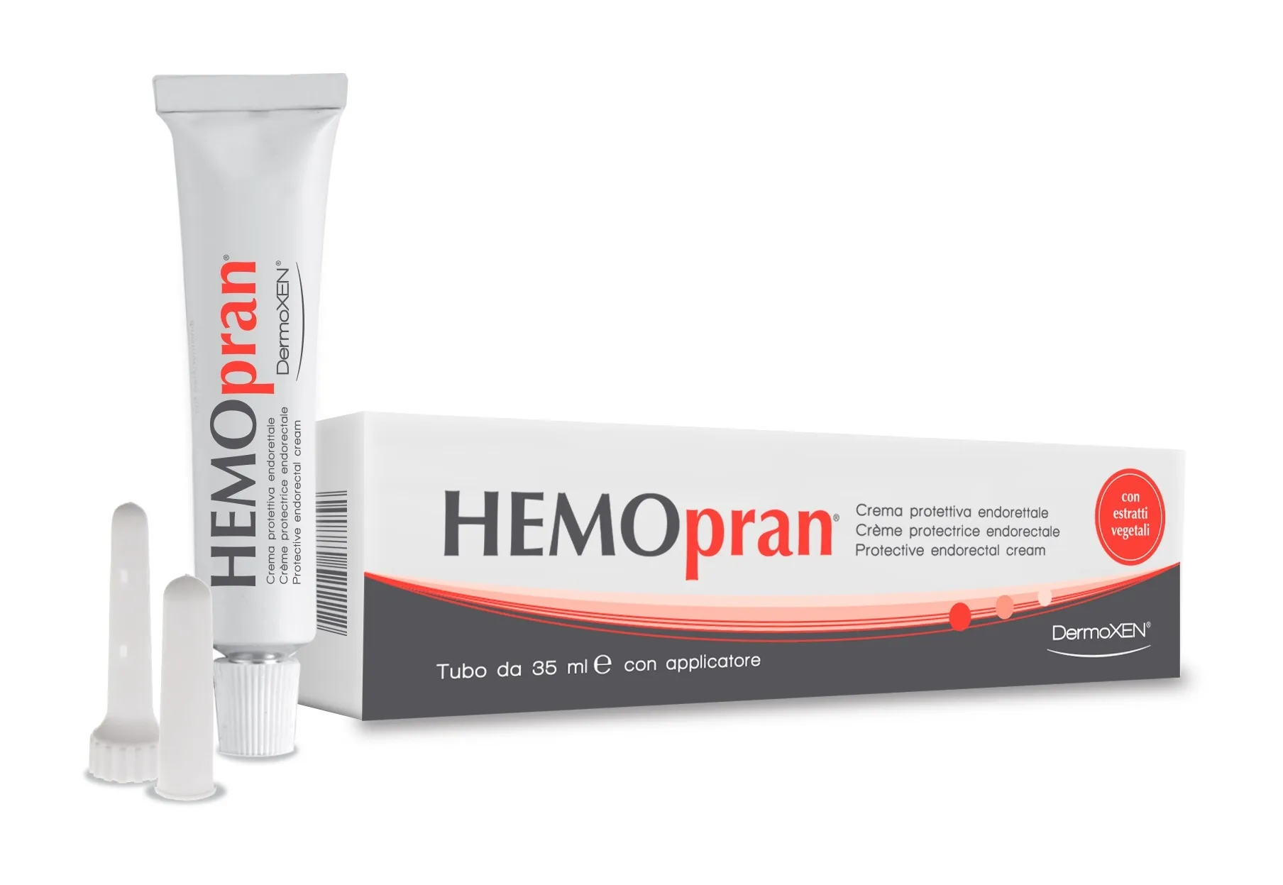 DERMOXEN HEMOPRAN KAITSEV ENDOREKTAALKREEM 35ML - Tootepilt 