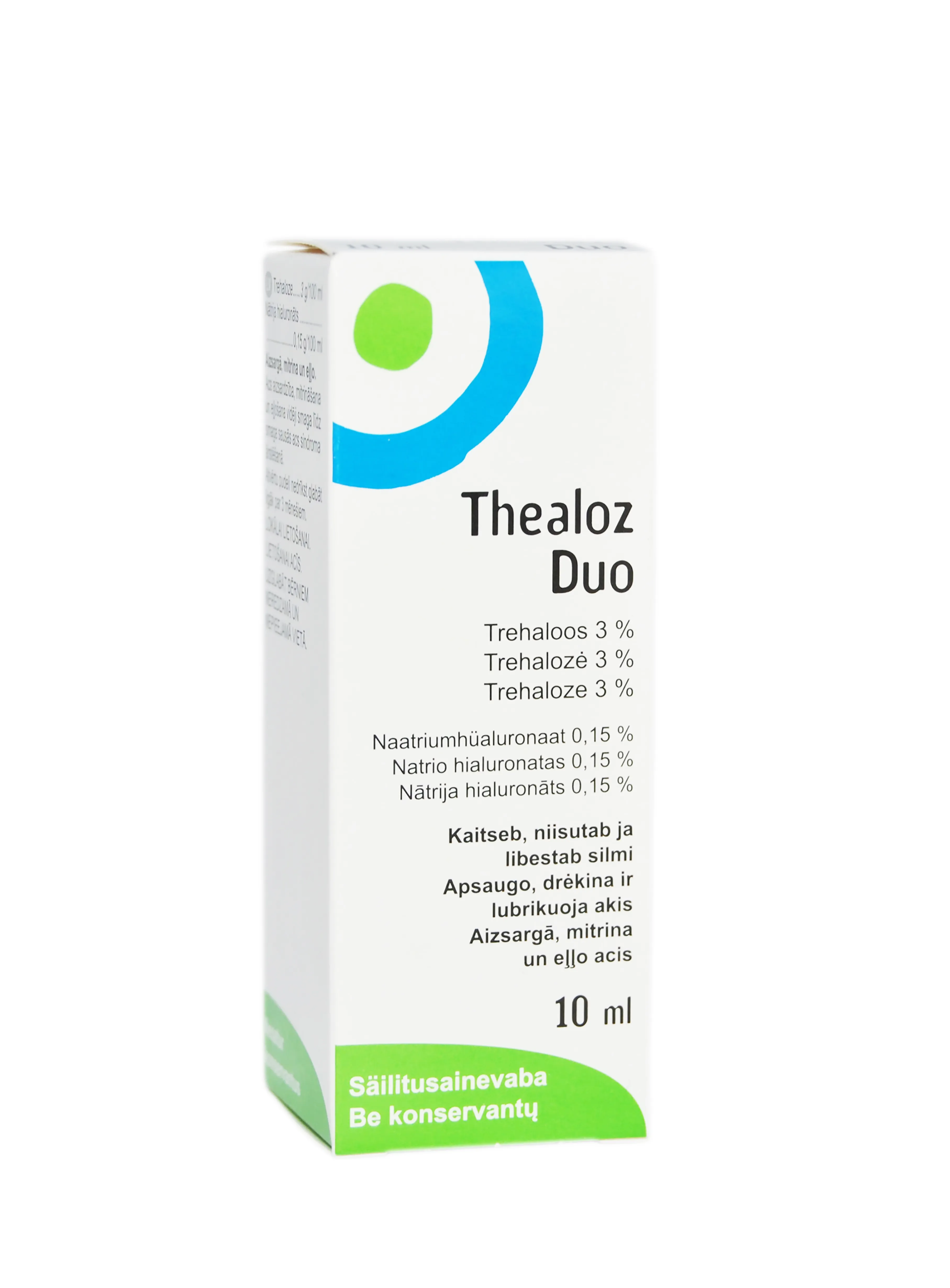 THEALOZ DUO NIISUTAVAD SILMATILGAD 10ML - Tootepilt 
