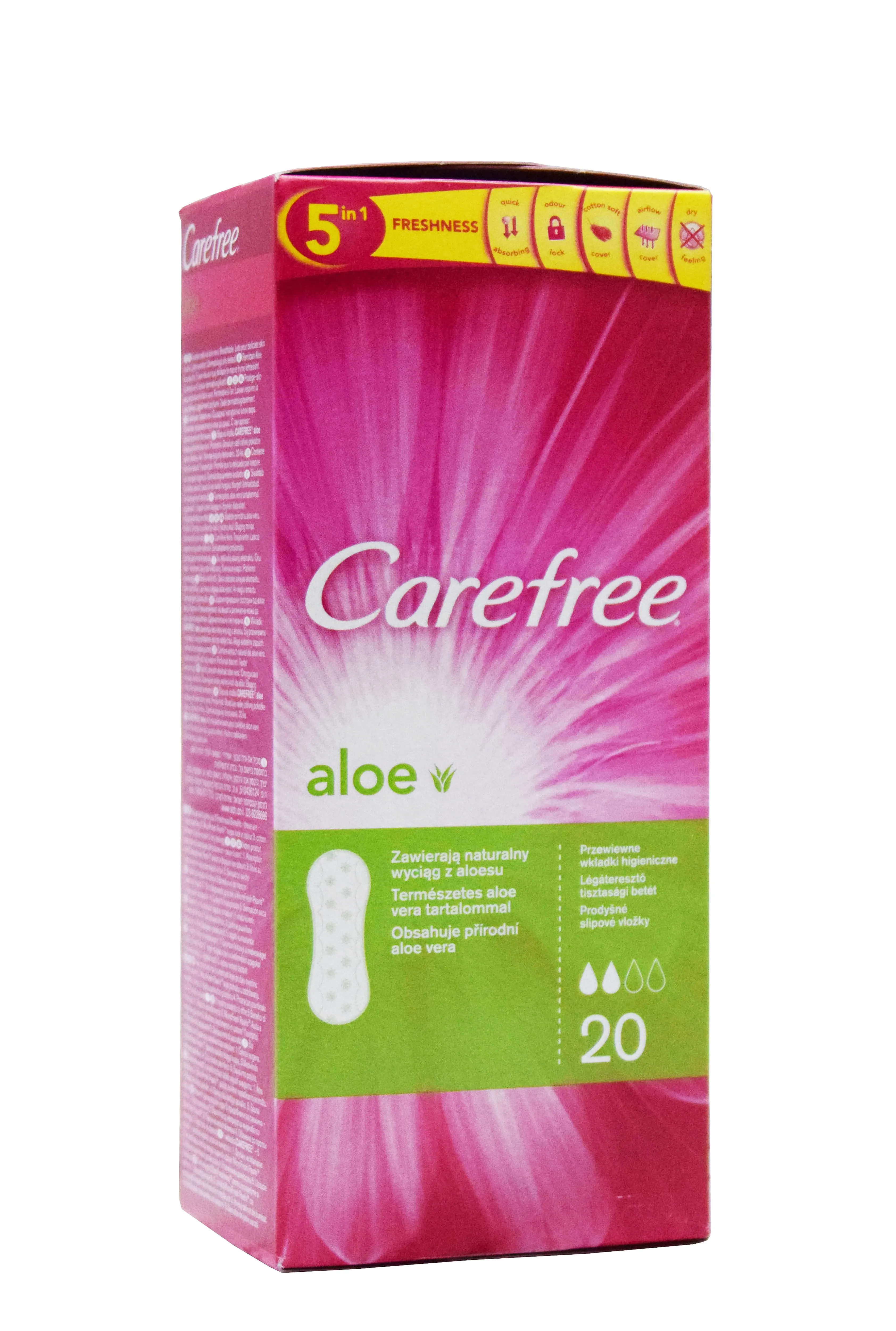 CAREFREE PESUKAITSE ALOE VERA N20 - Tootepilt 
