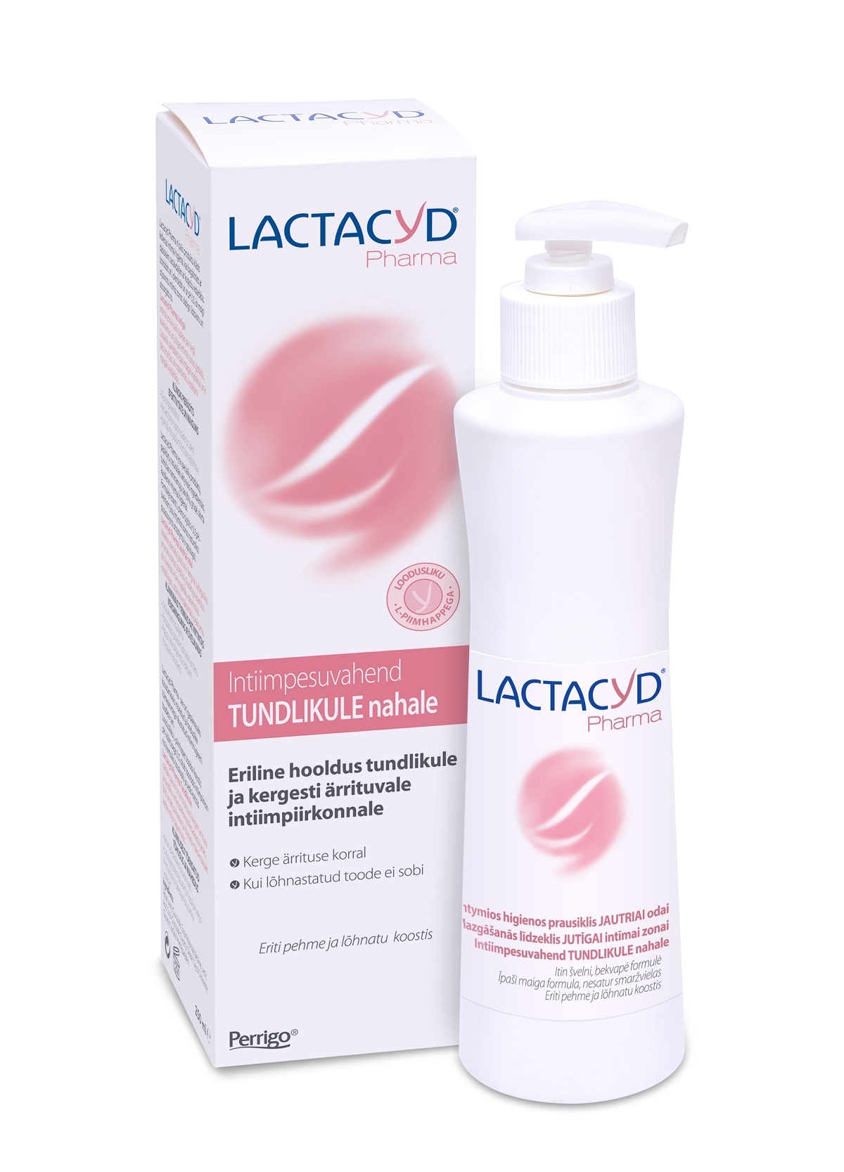 LACTACYD PHARMA INTIIMPESUVAHEND TUNDLIKULE NAHALE 250ML - Tootepilt 