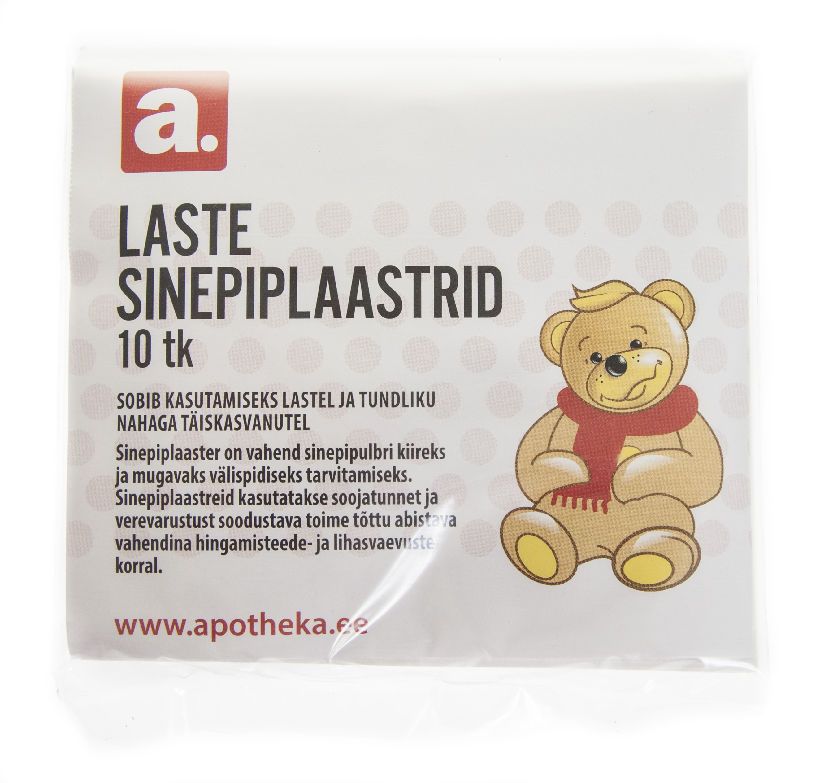 A. SINEPIPLAASTER (LASTE) N10 - Tootepilt 