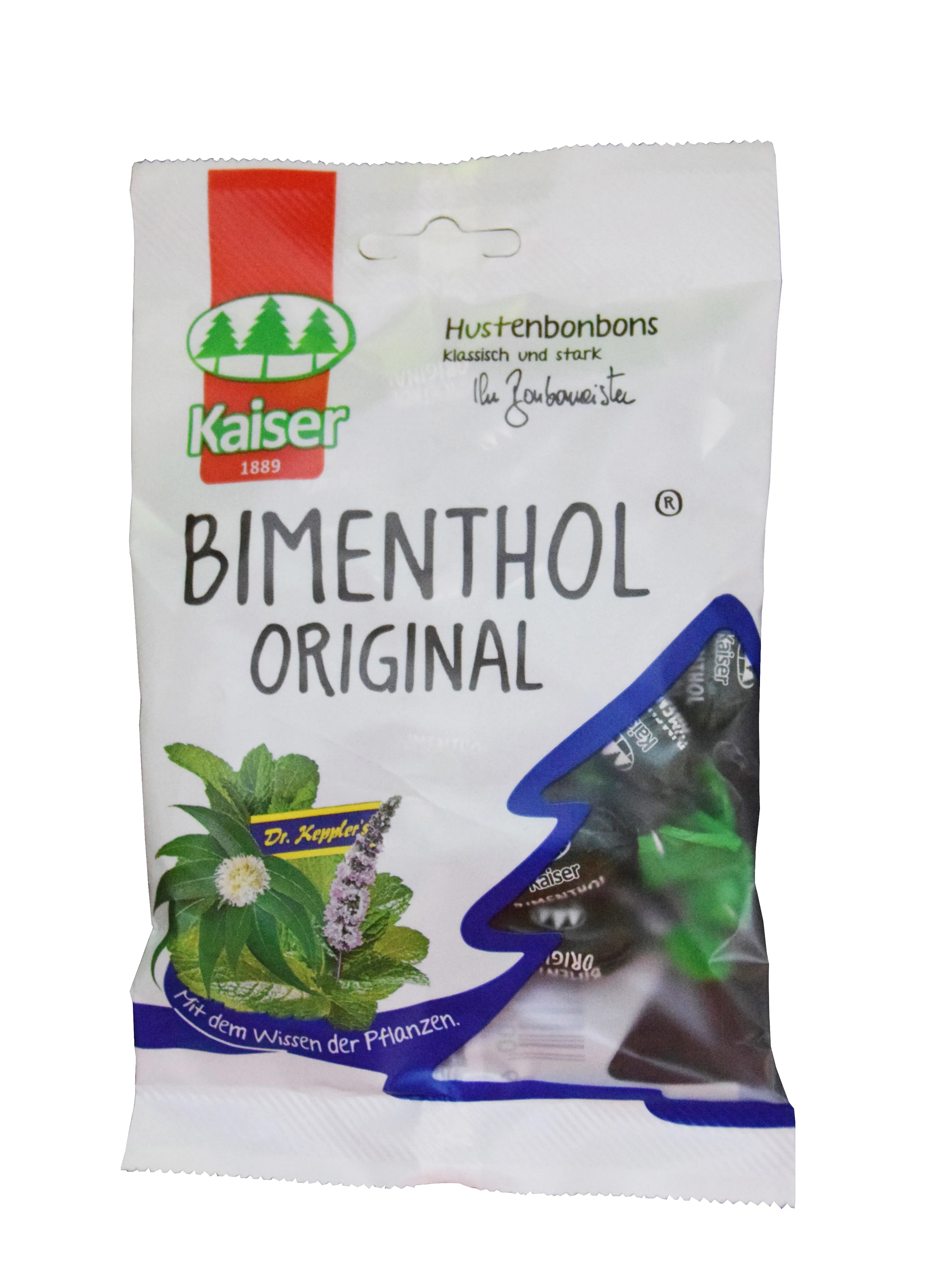 KAISER KÖHAKARAMELLID BIMENTHOL ORIGINAL 85G - Tootepilt 