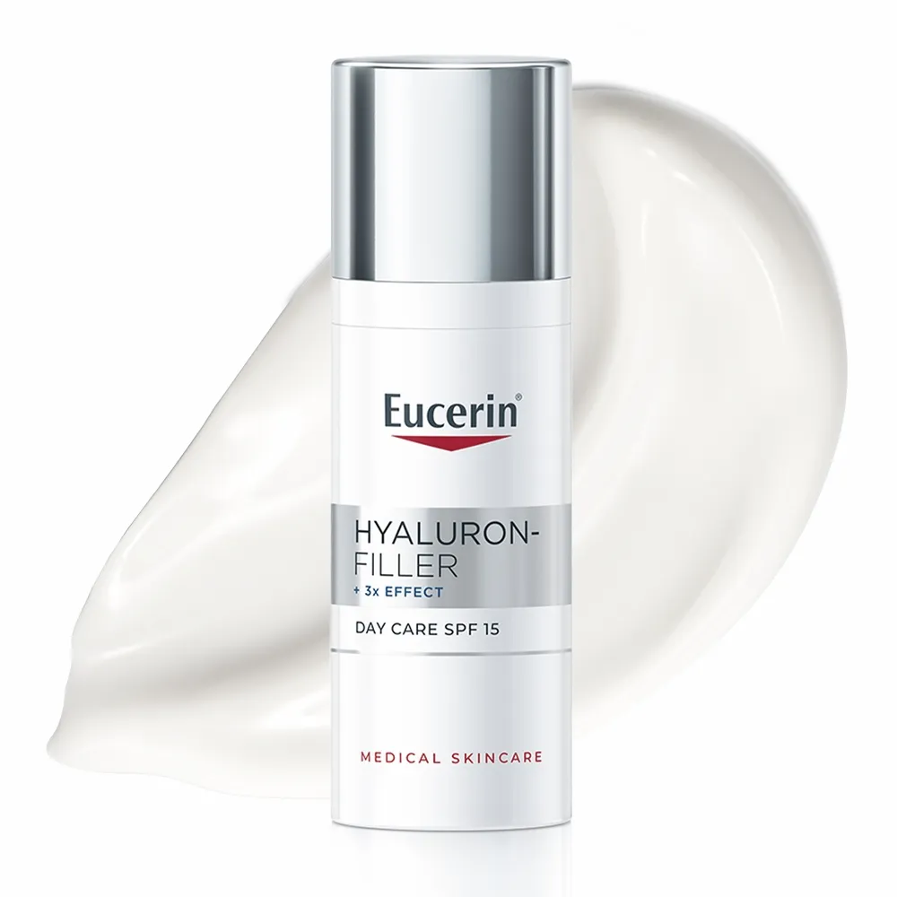 EUCERIN HYALURON-FILLER PÄEVAKREEM NORM. JA KOMB.NAHALE 50ML - Tootepilt 
