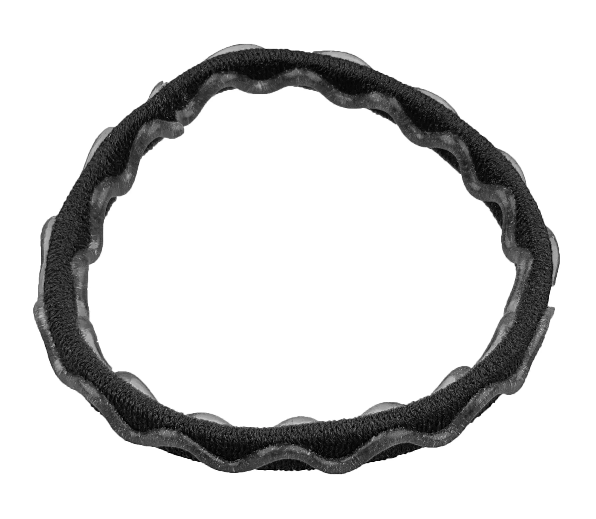 TITANIA JUUKSEKUMMID SILIKOONIGA BLACK N6 - Tootepilt 