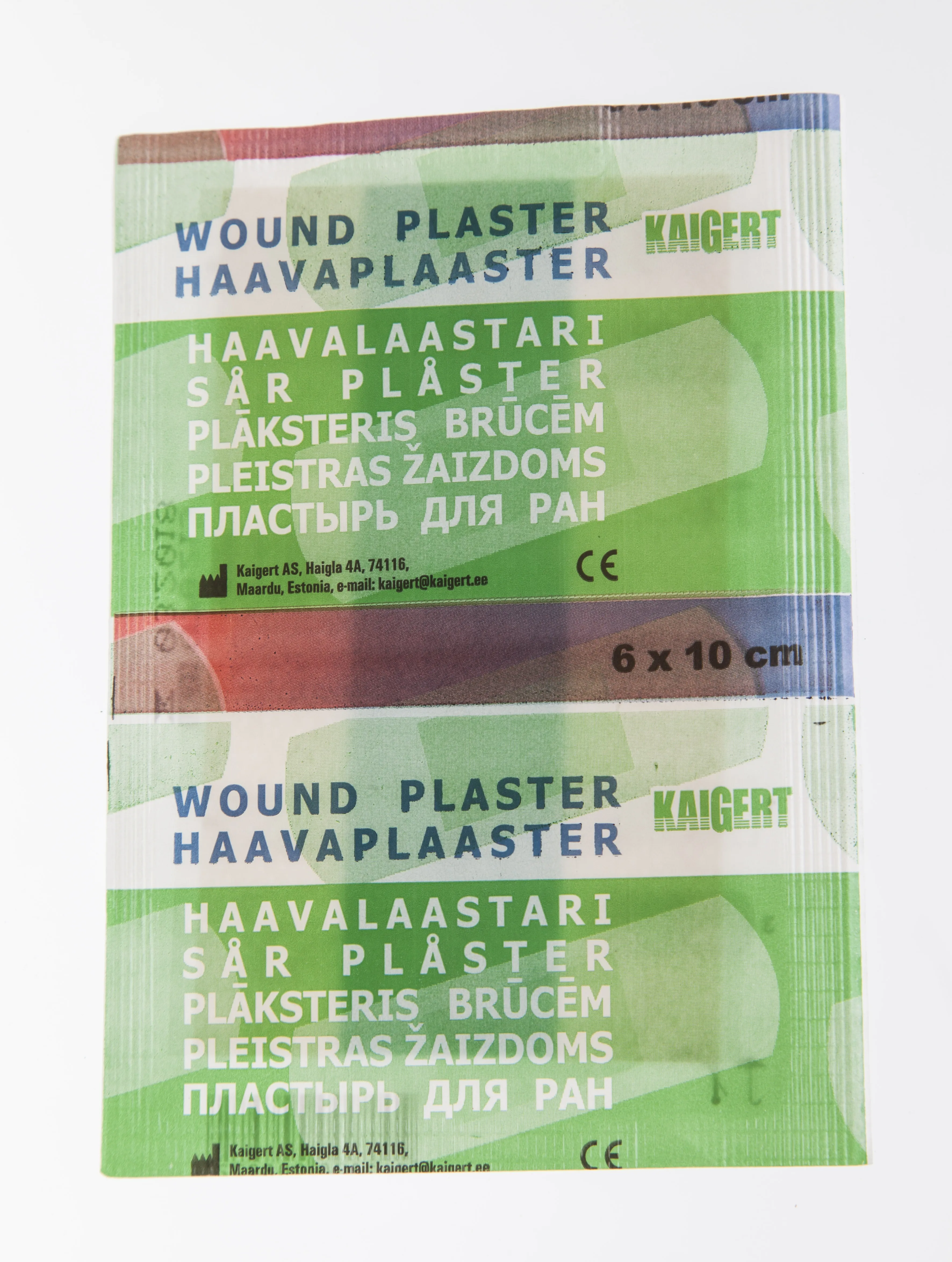 HAAVAPLAASTER 6X10CM (KAIGERT) - Tootepilt 