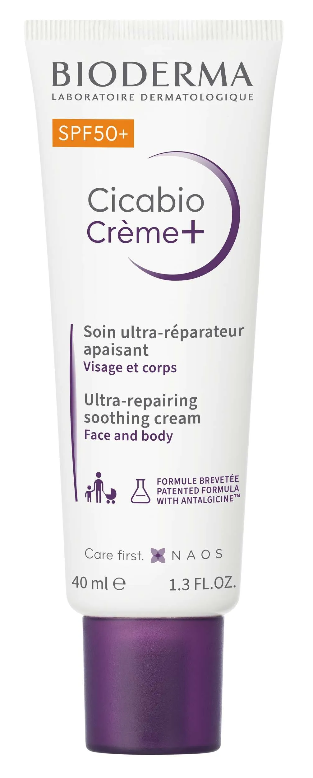 BIODERMA CICABIO CRÈME+ KREEM RAHUSTAV, TAASTAV SPF50+ 40ML - Tootepilt 