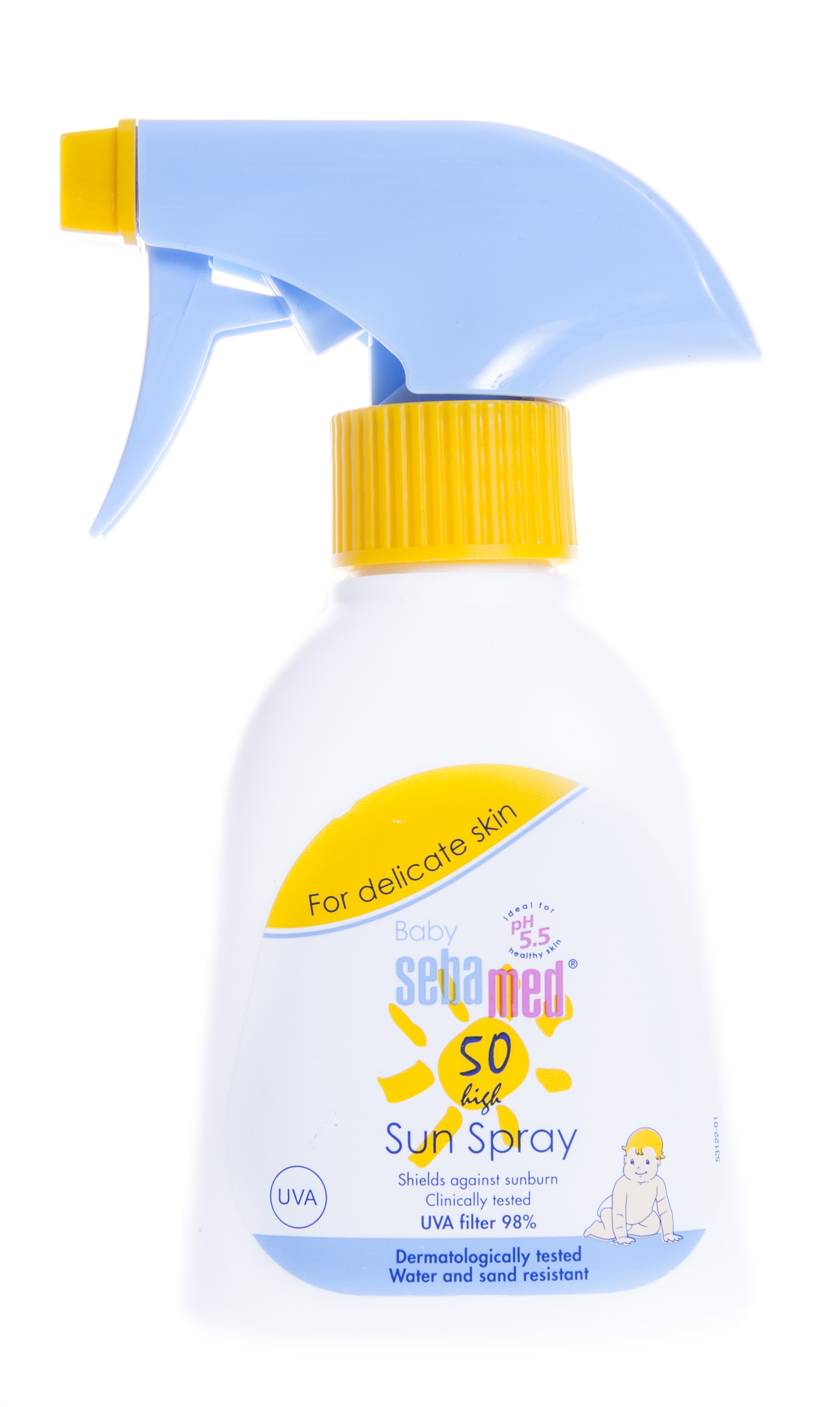 SEBAMED BABY PÄIKESEKAITSESPREI F50 200ML - Tootepilt 