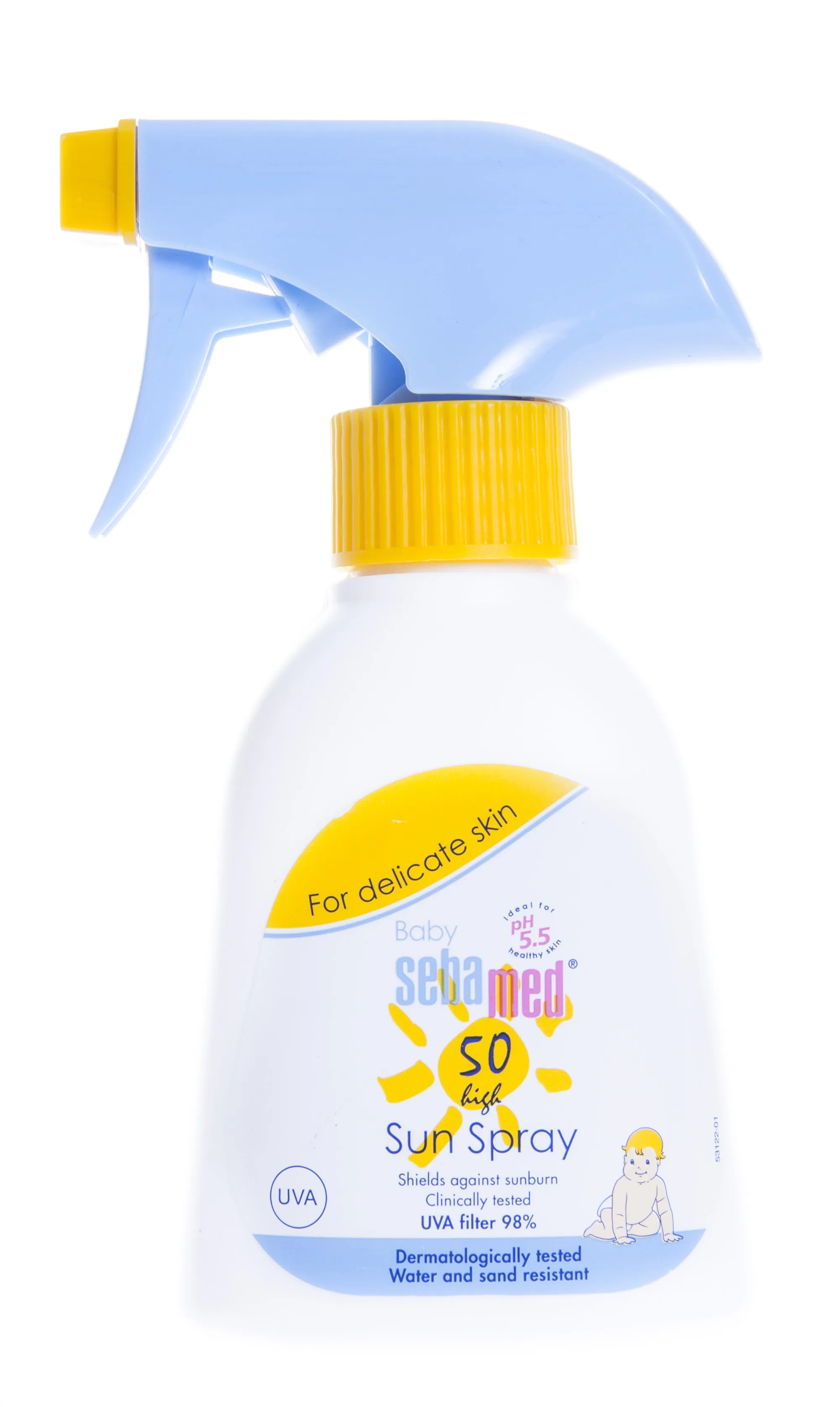 SEBAMED BABY PÄIKESEKAITSESPREI F50 200ML - Tootepilt 