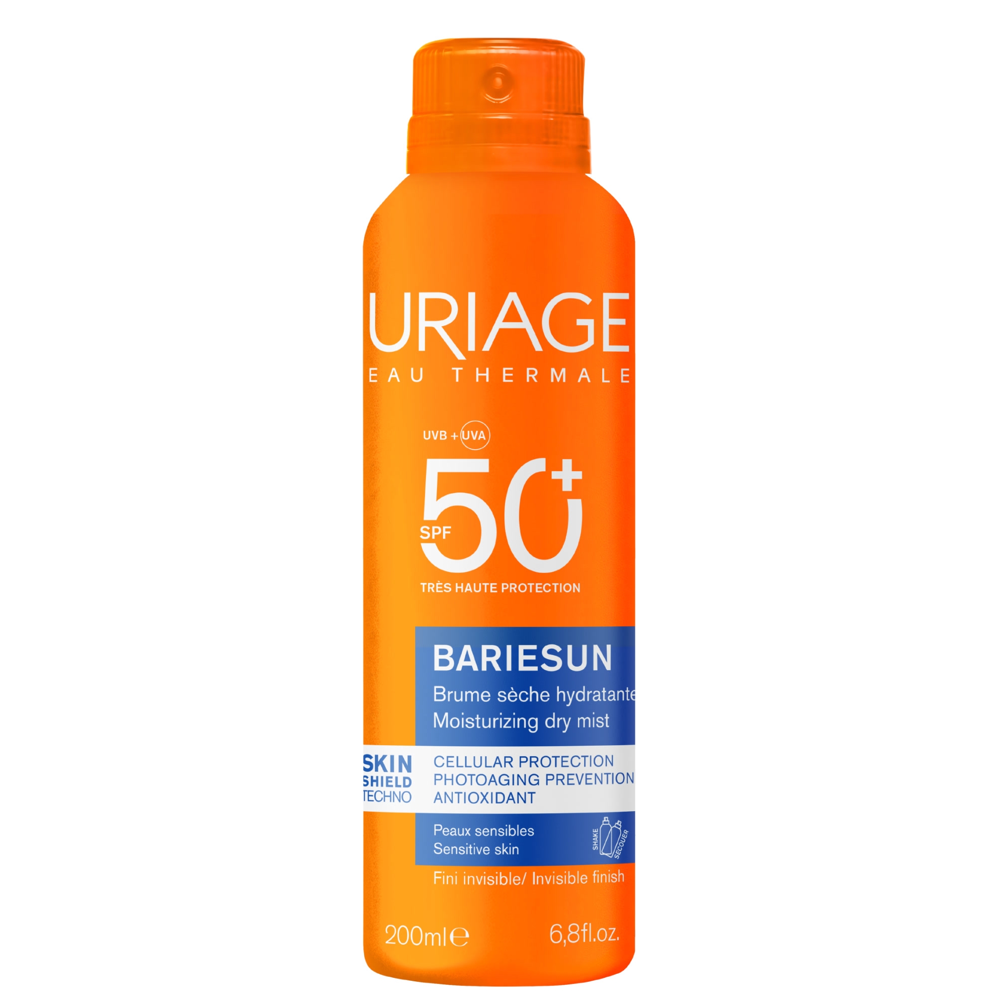 URIAGE BARIESUN PÄIKESEKAITSESPREI SPF50 200ML - Tootepilt 