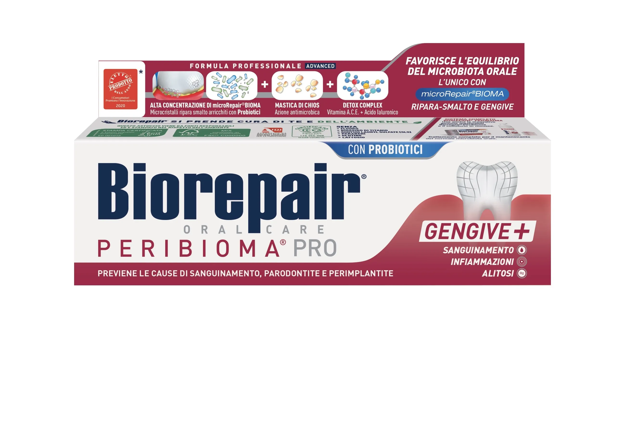 BIOREPAIR PERIBIOMA PRO+ HAMBAPASTA 75ML - Tootepilt 