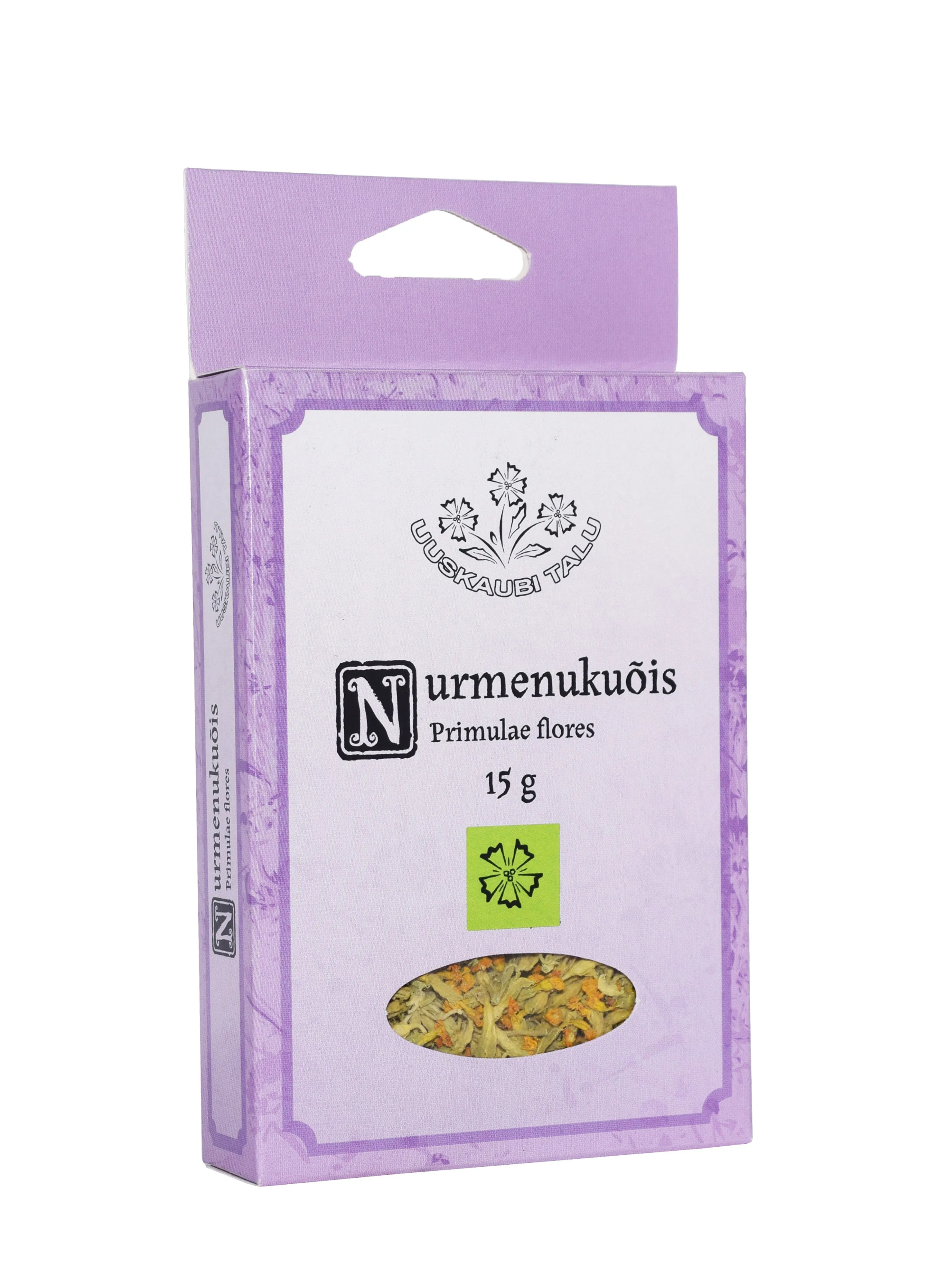 NURMENUKUÕIED (PRIMULAE FLORES) 15G (KARP) - Tootepilt 