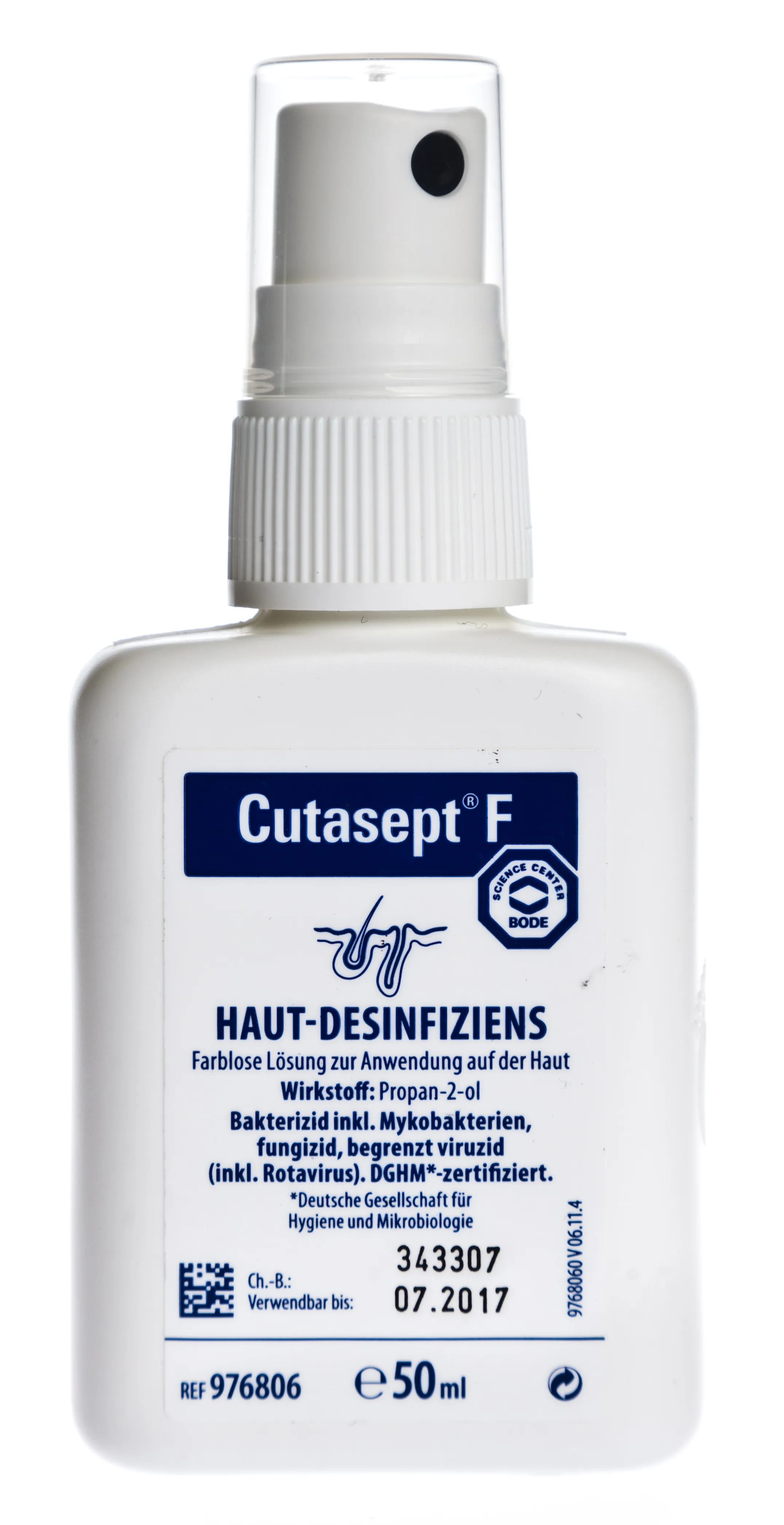 CUTASEPT F SPRAY NAHALE 50ML (NAHA DESINFEKTSIOON) - Tootepilt 