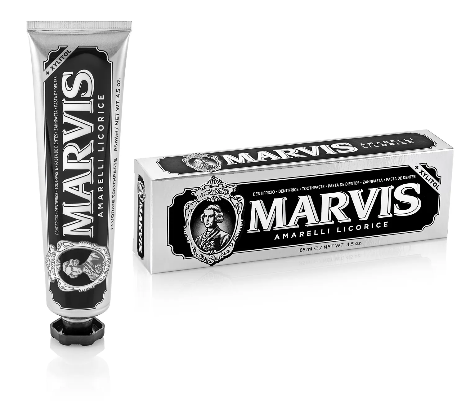 MARVIS HAMBAPASTA AMARELLI LICORICE MINT 85ML - Tootepilt 