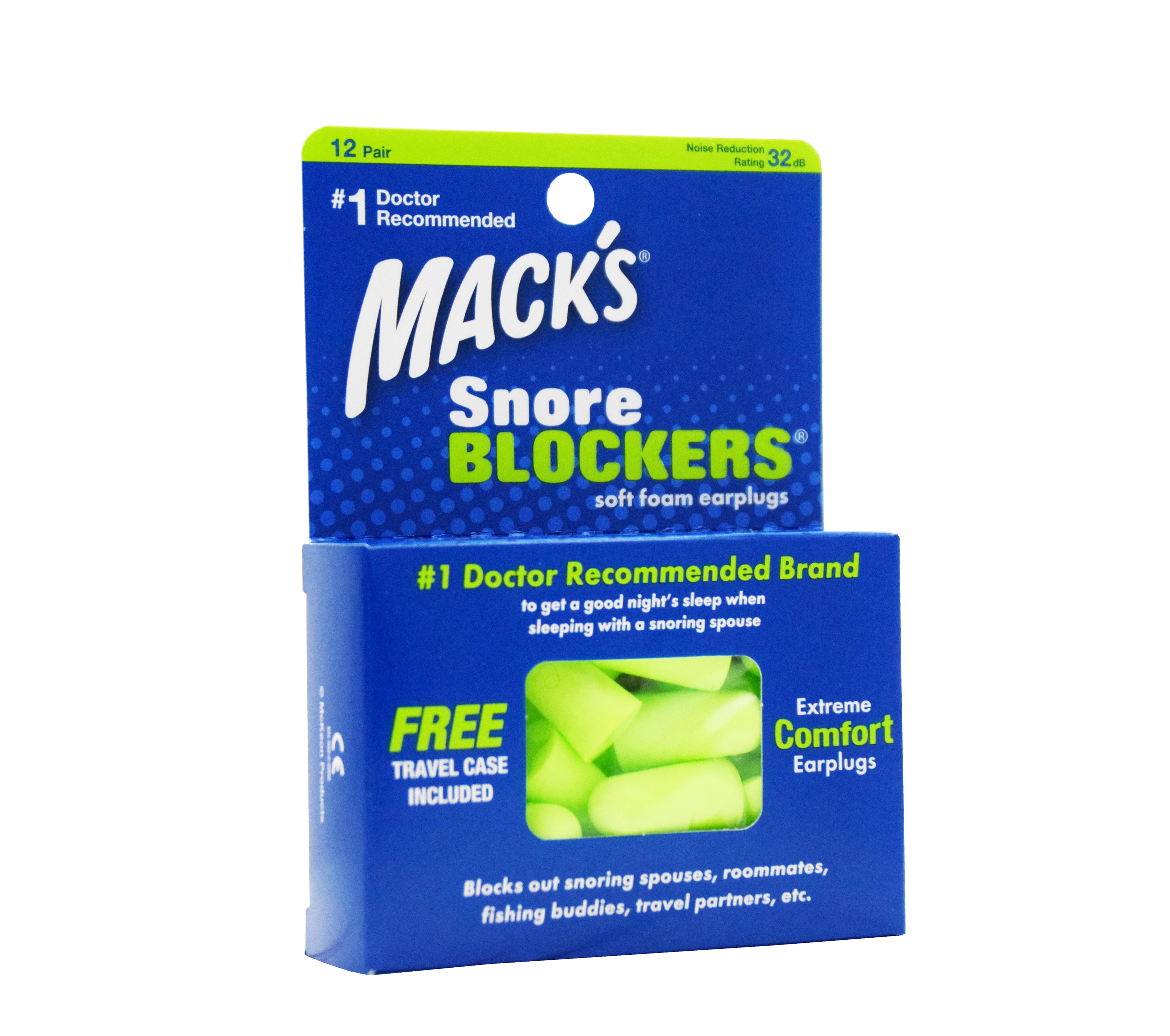 KÕRVATROPID MACK'S PEHMEST VAHUST SNORE BLOCKERS N24 12 PAARI - Tootepilt 