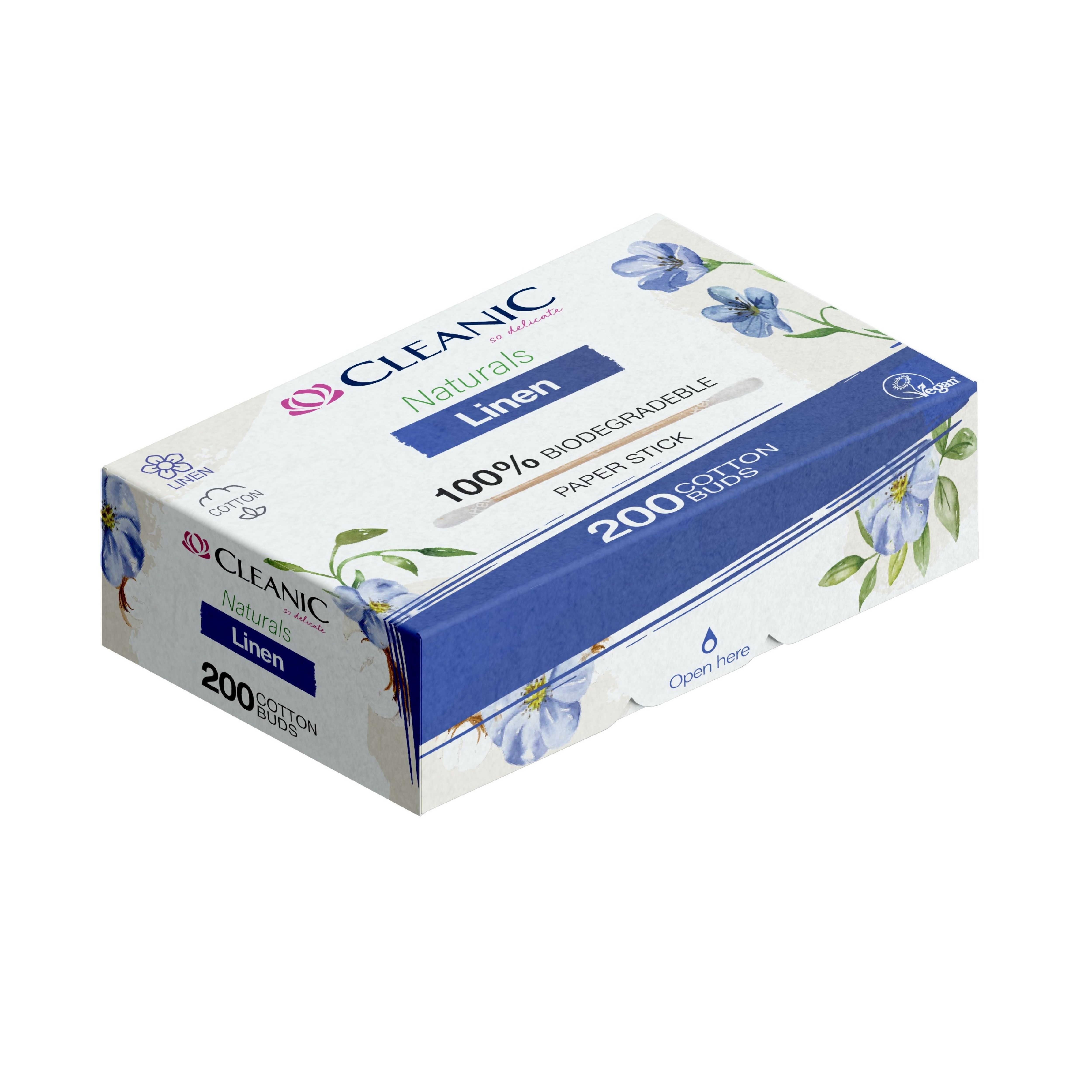 CLEANIC NATURALS LINEN VATITIKUD N200 - Tootepilt 