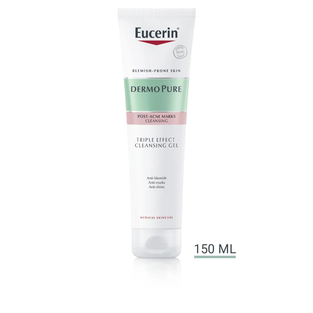 EUCERIN DERMOPURE PUHASTUSGEEL AKNEJÄRGNE 150ML - Tootepilt 