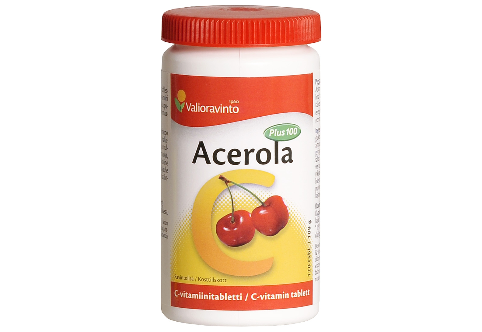 BERTILS ACEROLA PLUS 100 TBL N120 - Tootepilt 