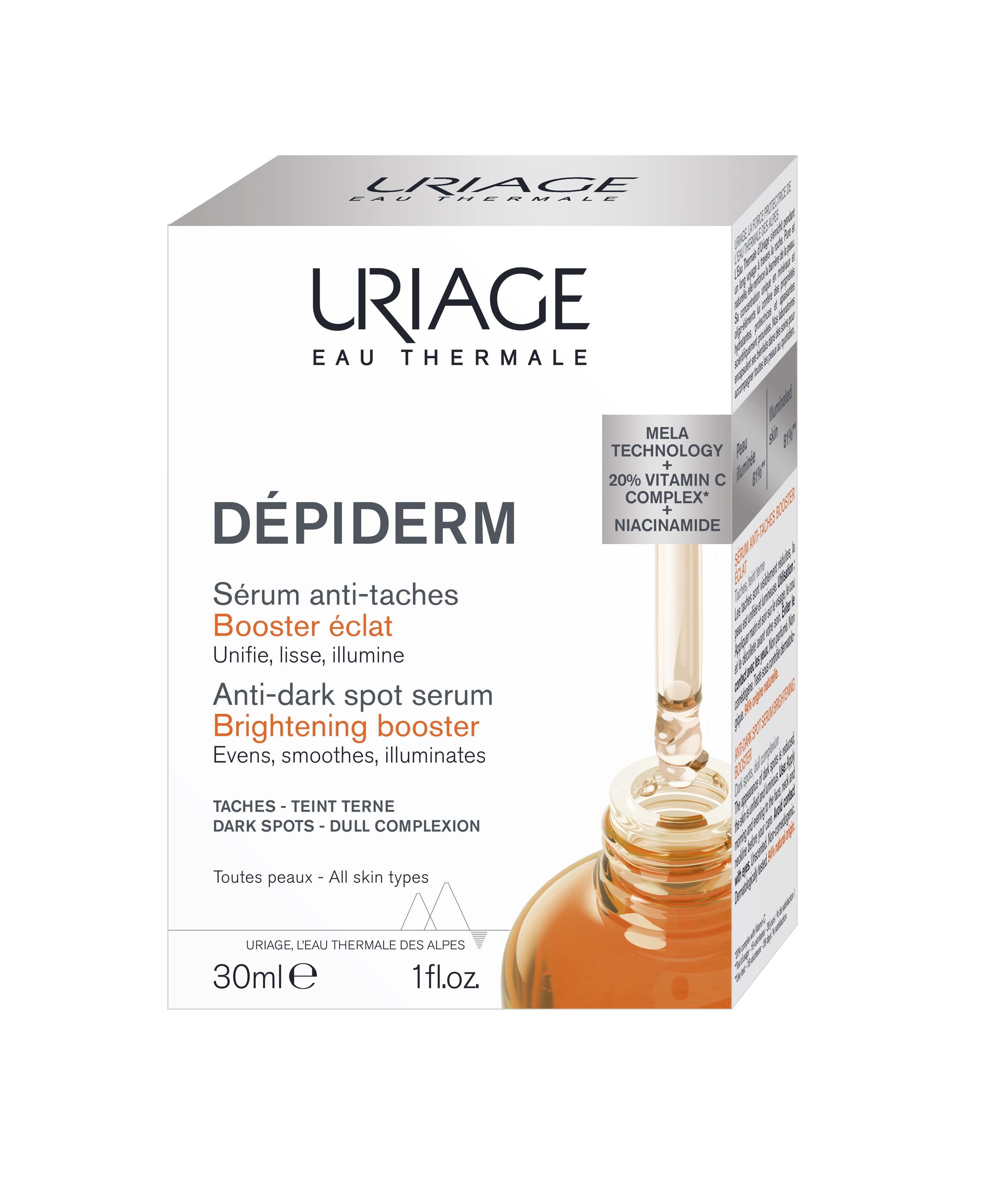 URIAGE DEPIDERM SEERUM-BOOSTER 30ML - Tootepilt 