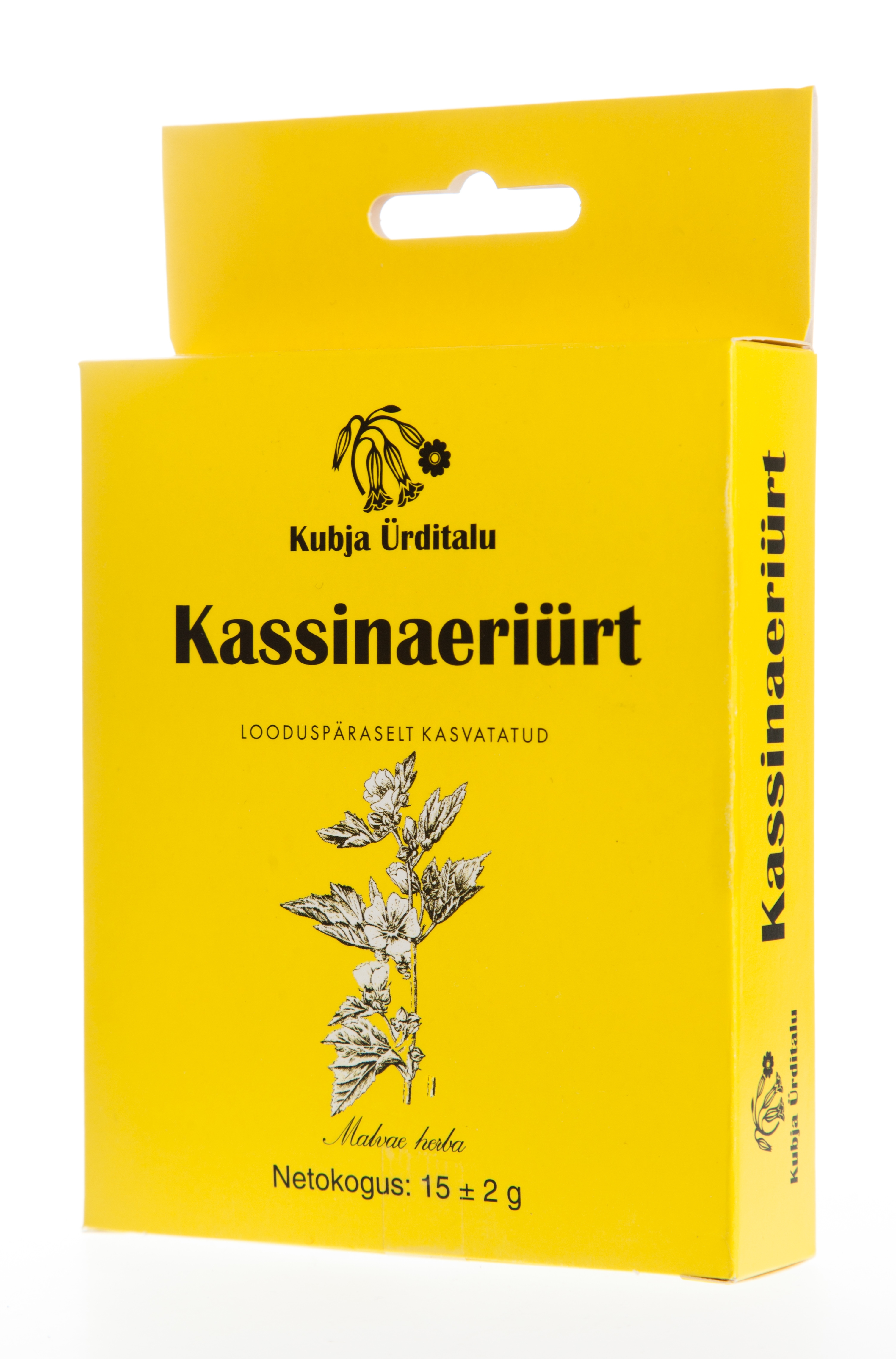 KUBJA KASSINAERIÜRT (MALVAE HERBA) 15G (KARP) - Tootepilt 
