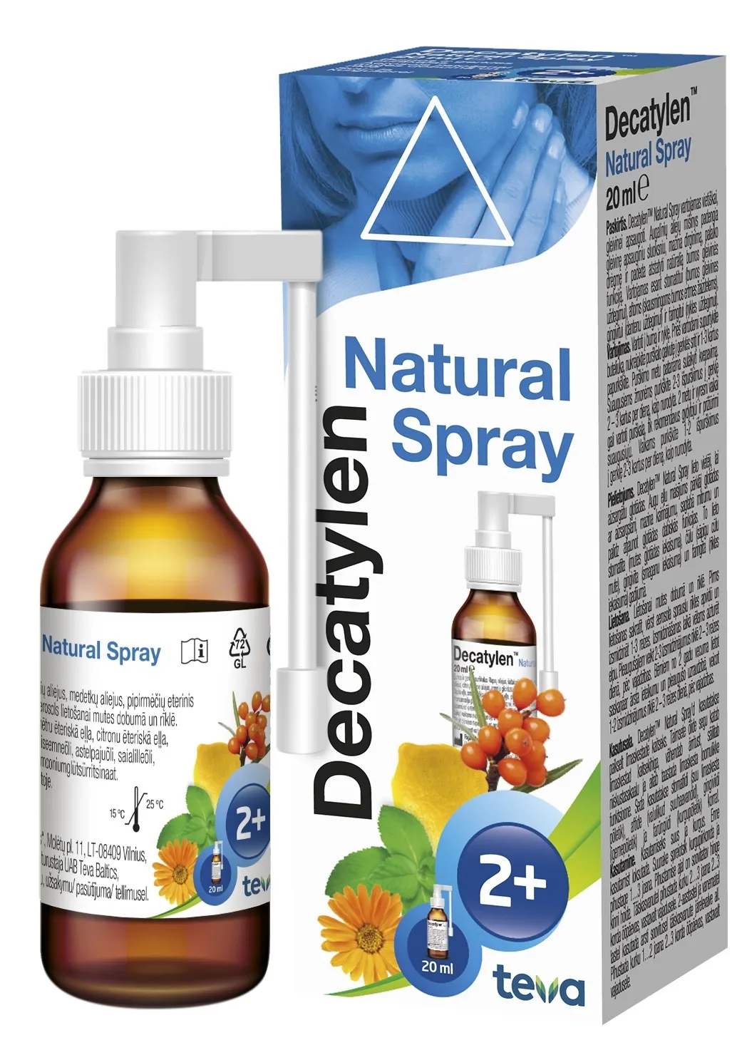 DECATYLEN NATURAL SPRAY 20ML - Tootepilt 