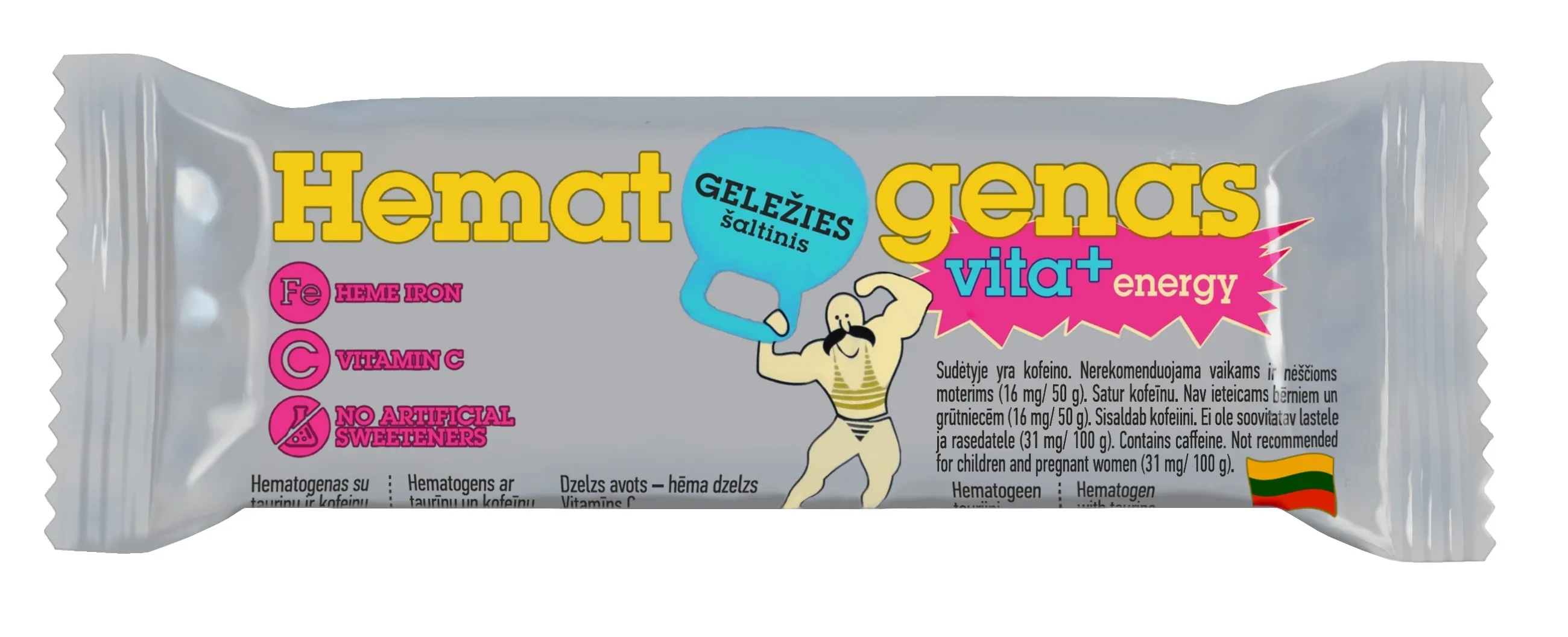 HEMATOGEEN VITA+ ENERGY 50G - Tootepilt 