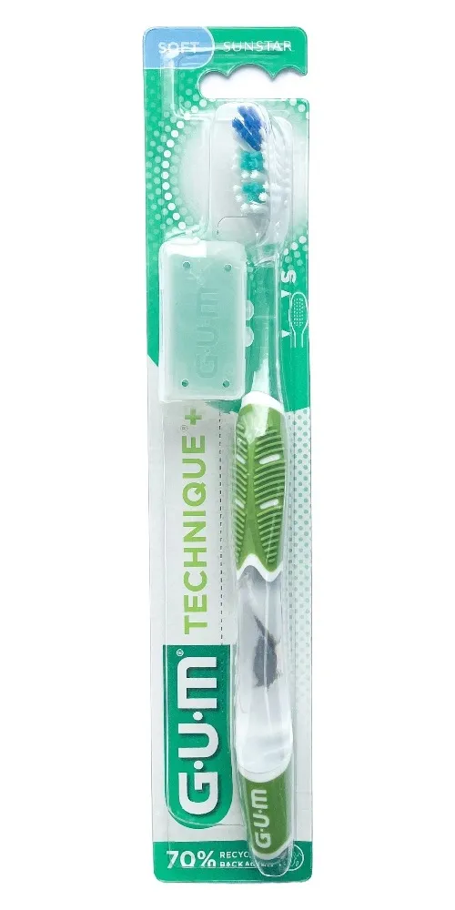 GUM HAMBAHARI TECHNIQUE PLUS COMPACT SOFT - Tootepilt 