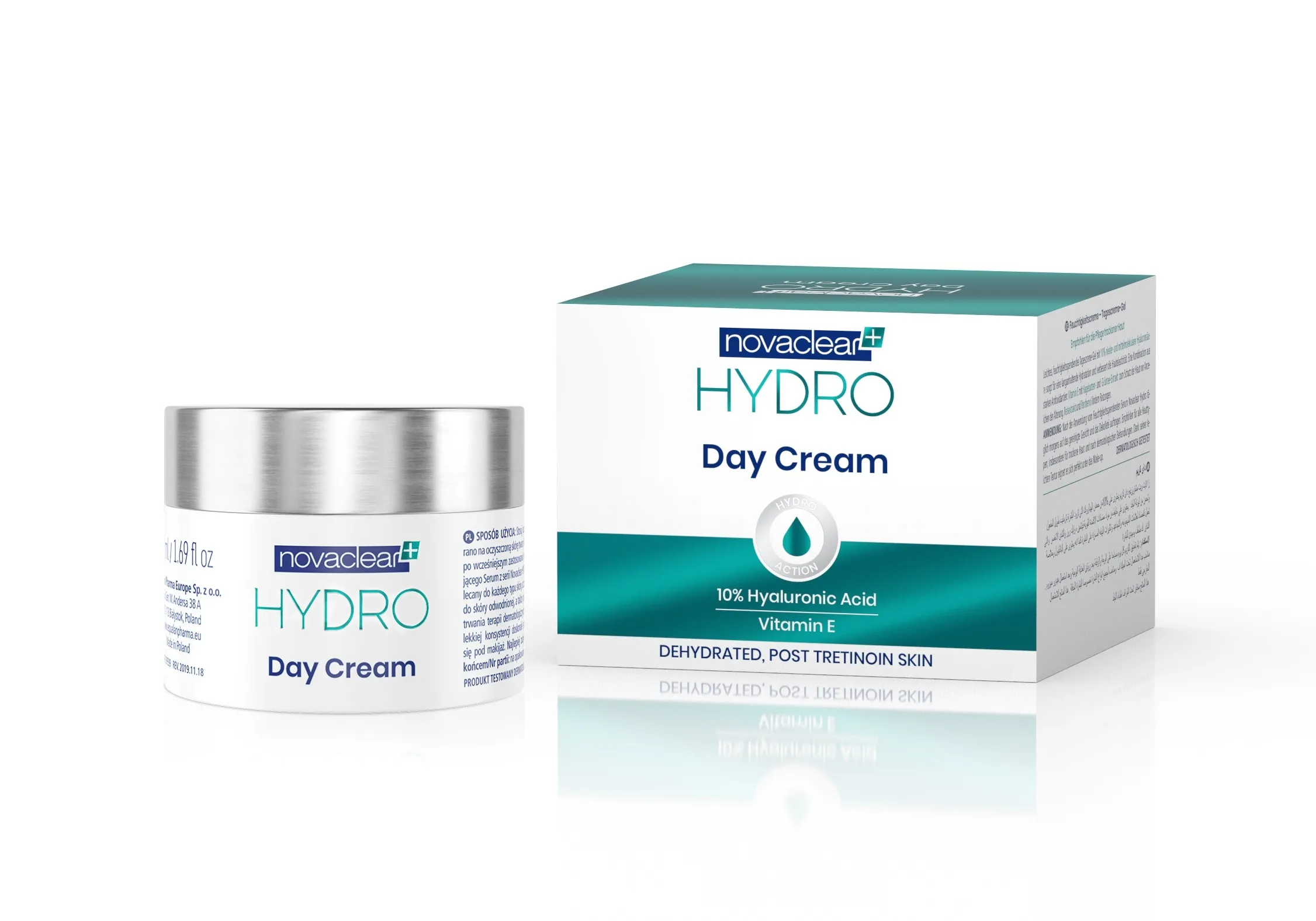 NOVACLEAR HYDRO PÄEVAKREEM NIISUTAV 50ML - Tootepilt 