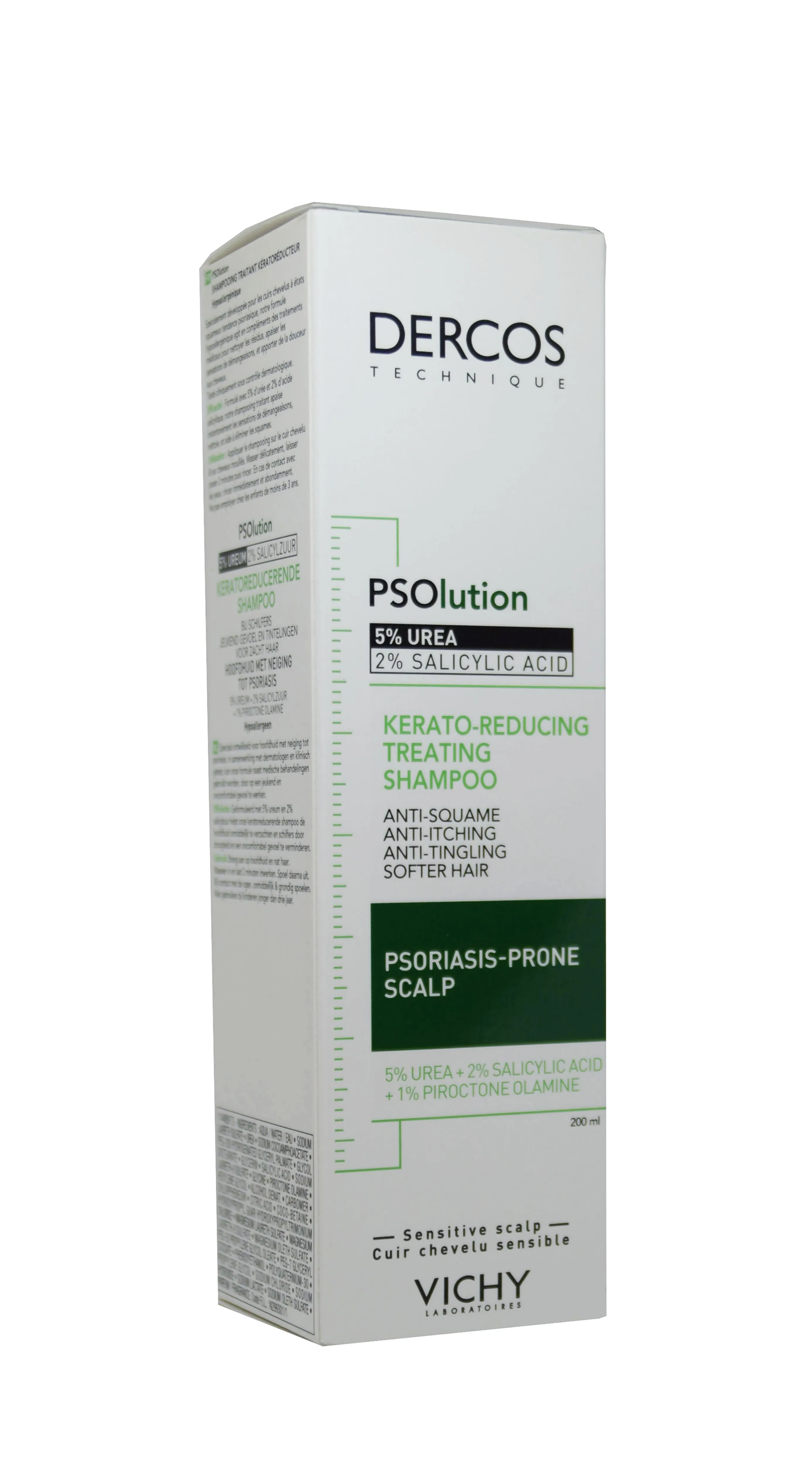 VICHY DERCOS SHAMPOON ÕRNALE,PUNETAVALE PEANAHALE 200ML - Tootepilt 