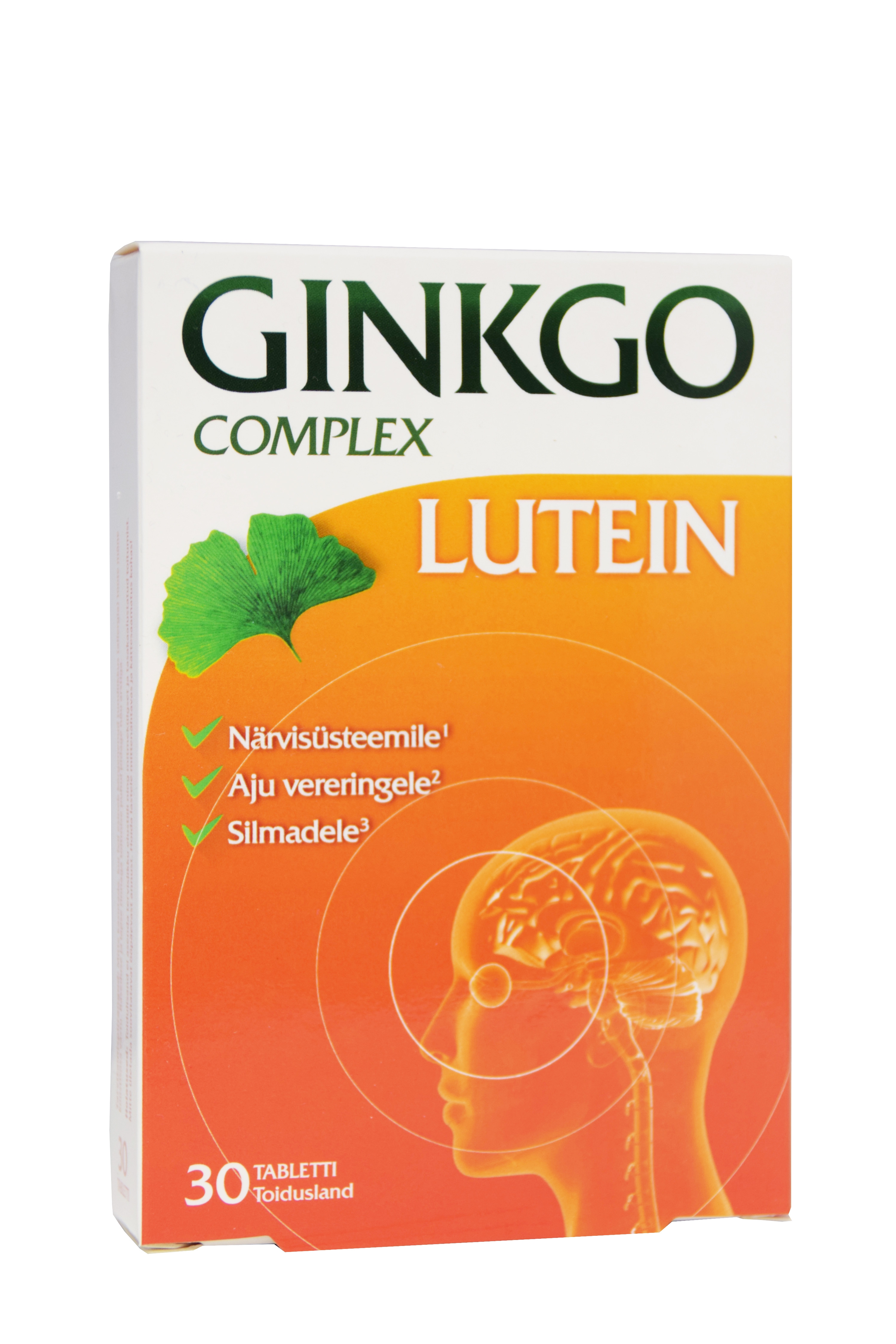 GINKGO COMPLEX LUTEIIN TBL N30 - Tootepilt 
