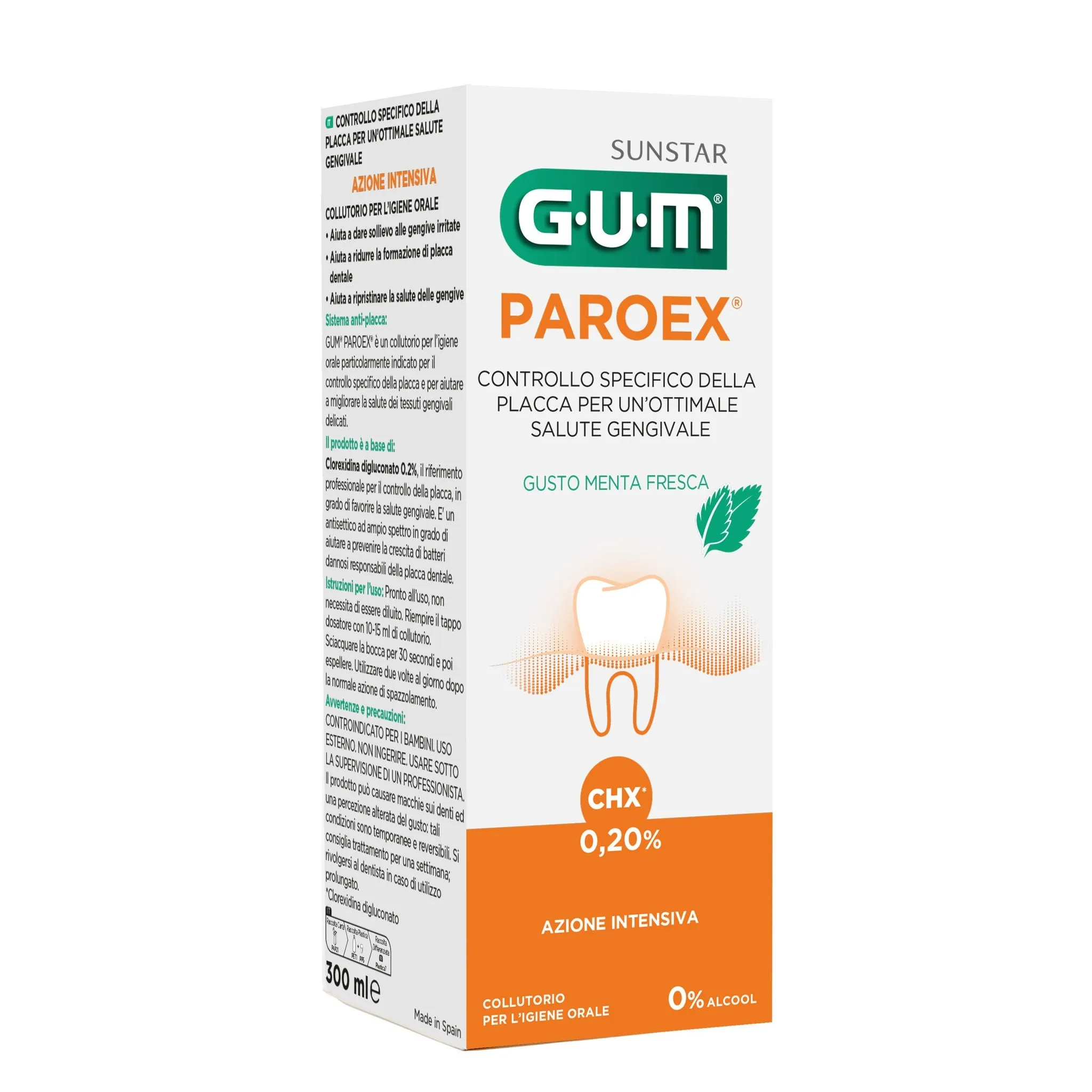 GUM SUUVESI PAROEX 0,2% KLOORHEKSIDIINIGA 300ML - Tootepilt 