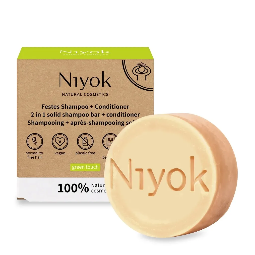 NIYOK TAHKE SHAMPOON+PALSAM GREEN TOUCH 80G - Tootepilt 