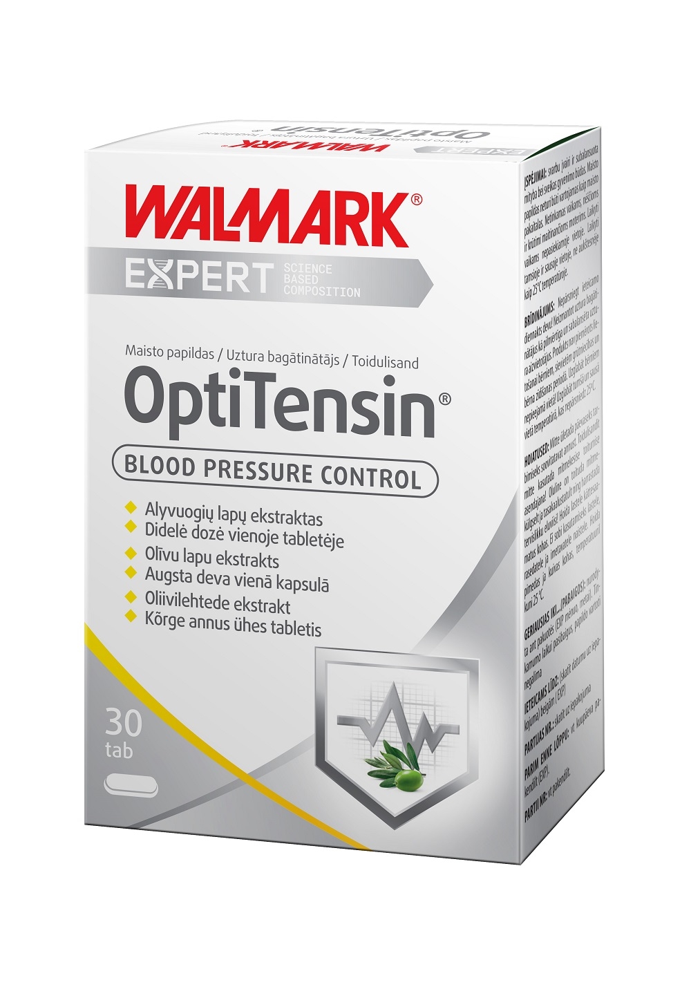 WALMARK OPTITENSIN TBL N30 - Tootepilt 