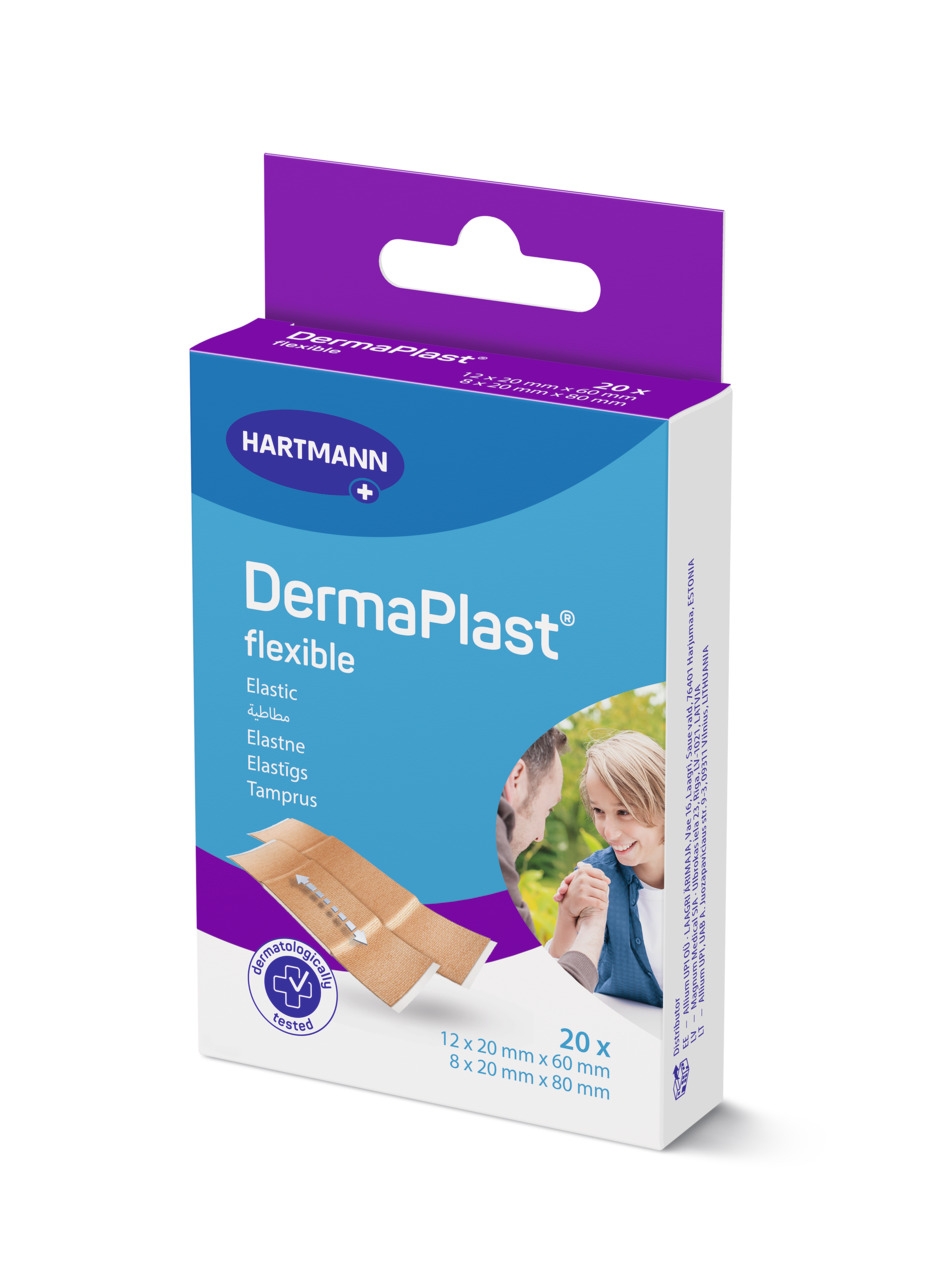 DERMAPLAST PLAASTRID FLEXIBLE N20 (2 SUURUST) - Tootepilt 