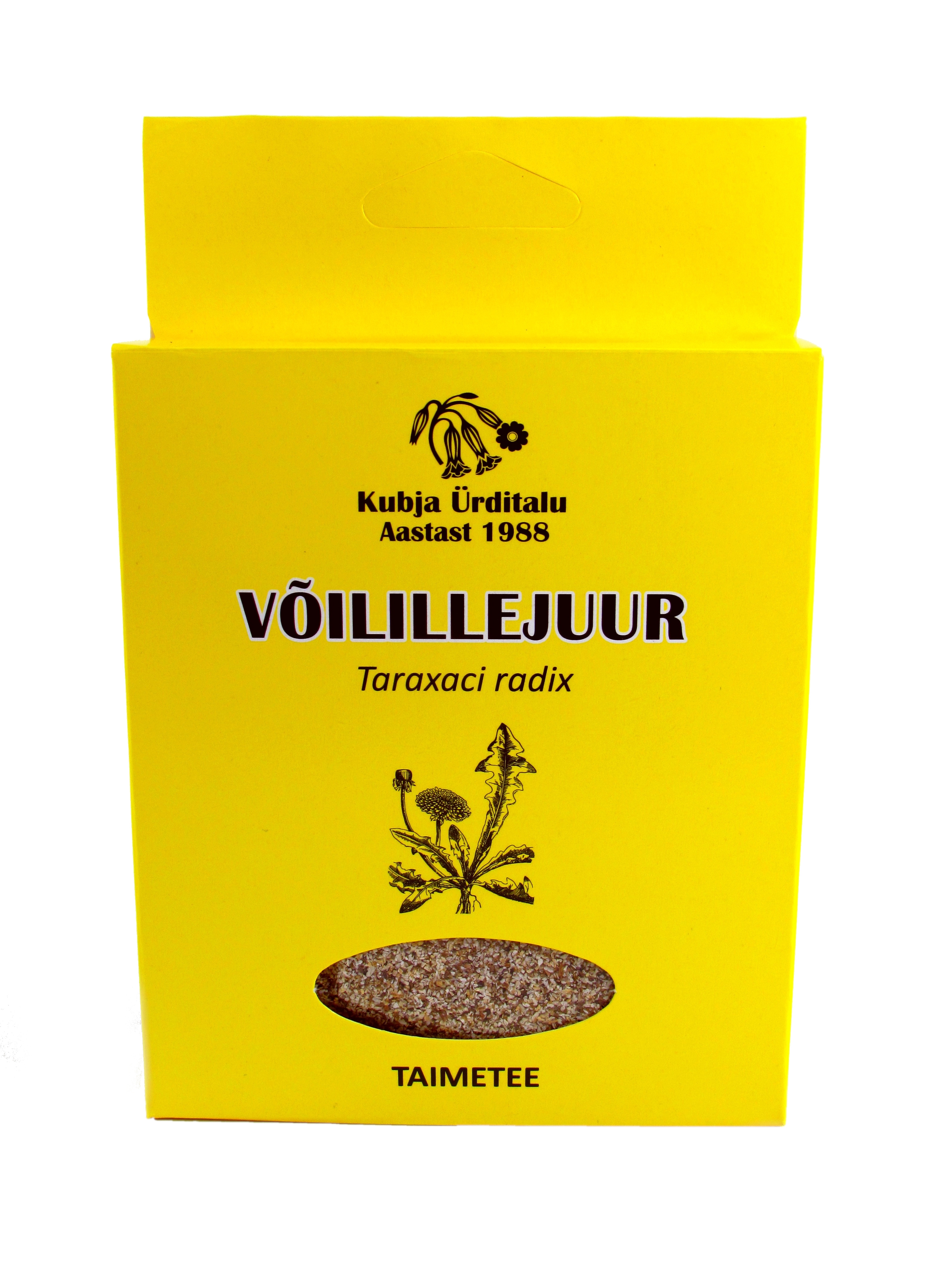 KUBJA VÕILILLEJUUR (TARAXACI RADIX)  JAHVATATUD 40G (KARP) - Tootepilt 