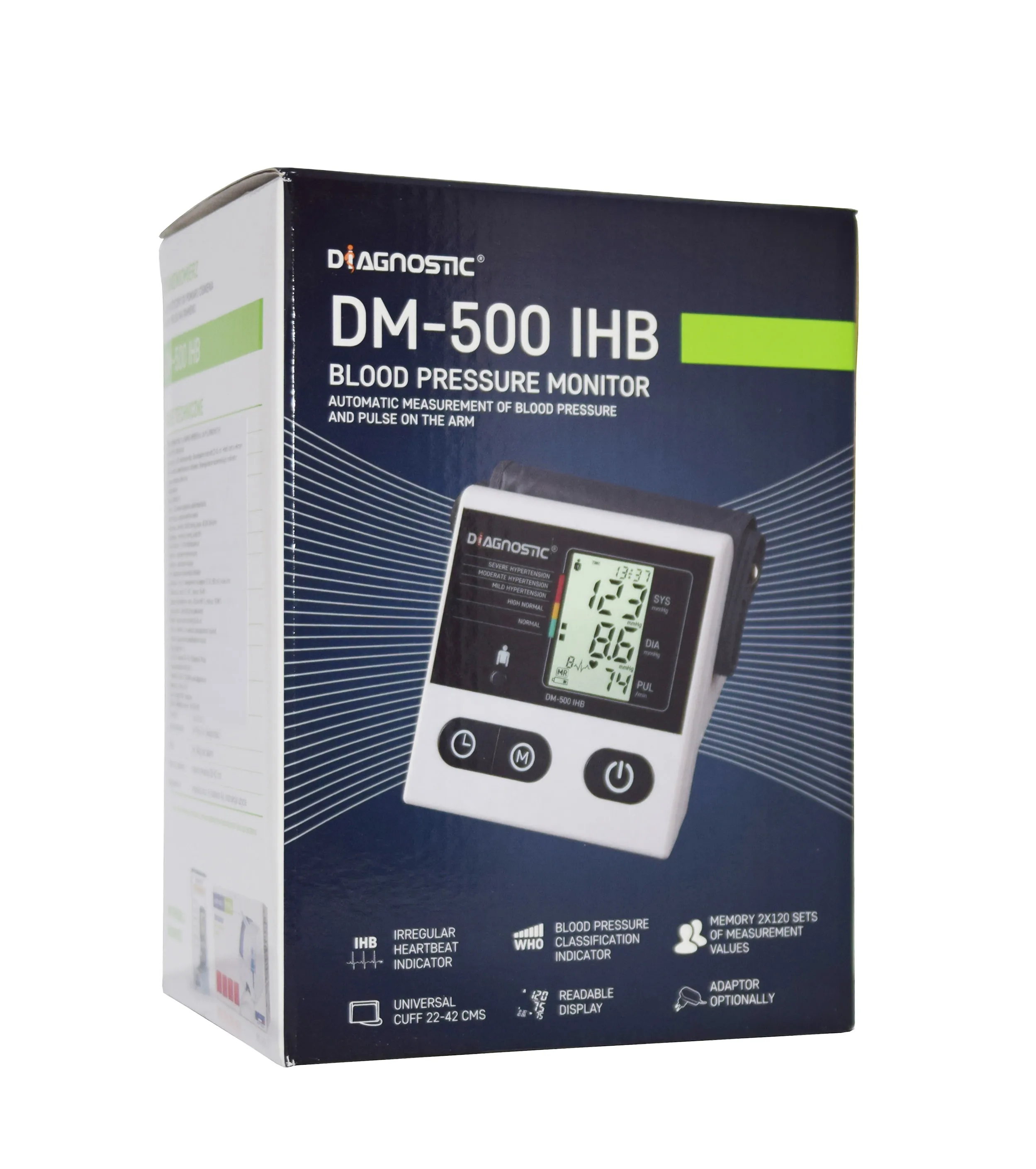 VERERÕHUAPARAAT DIAGNOSTIC TÄISAUT DM-500 IHB ÕLAVARRELE - Tootepilt 