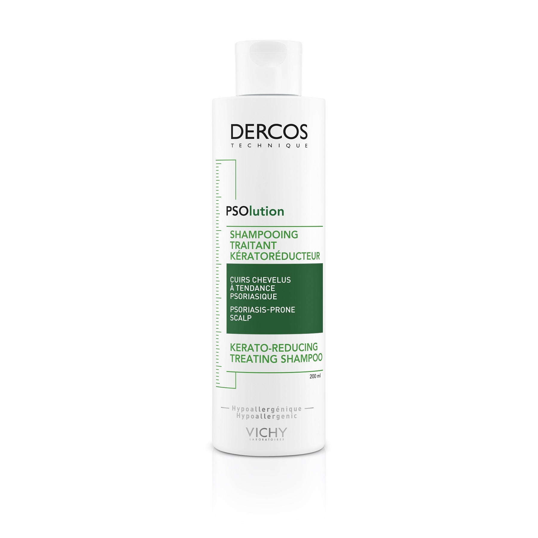 VICHY DERCOS SHAMPOON PSORIAASILE KALDUVALE PEANAHALE 200ML - Tootepilt 