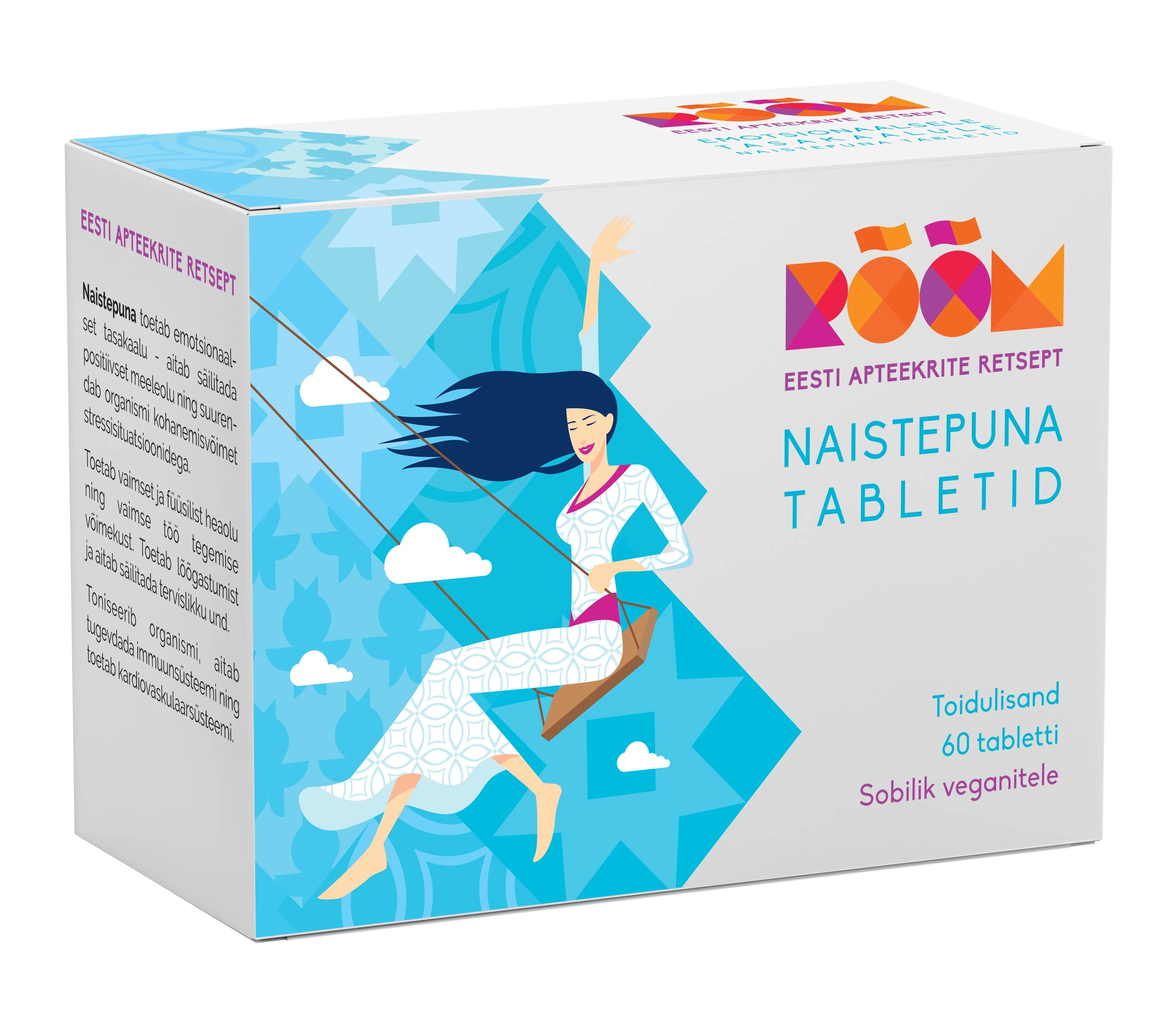 RÕÕM NAISTEPUNA TABLETID N60 - Tootepilt 