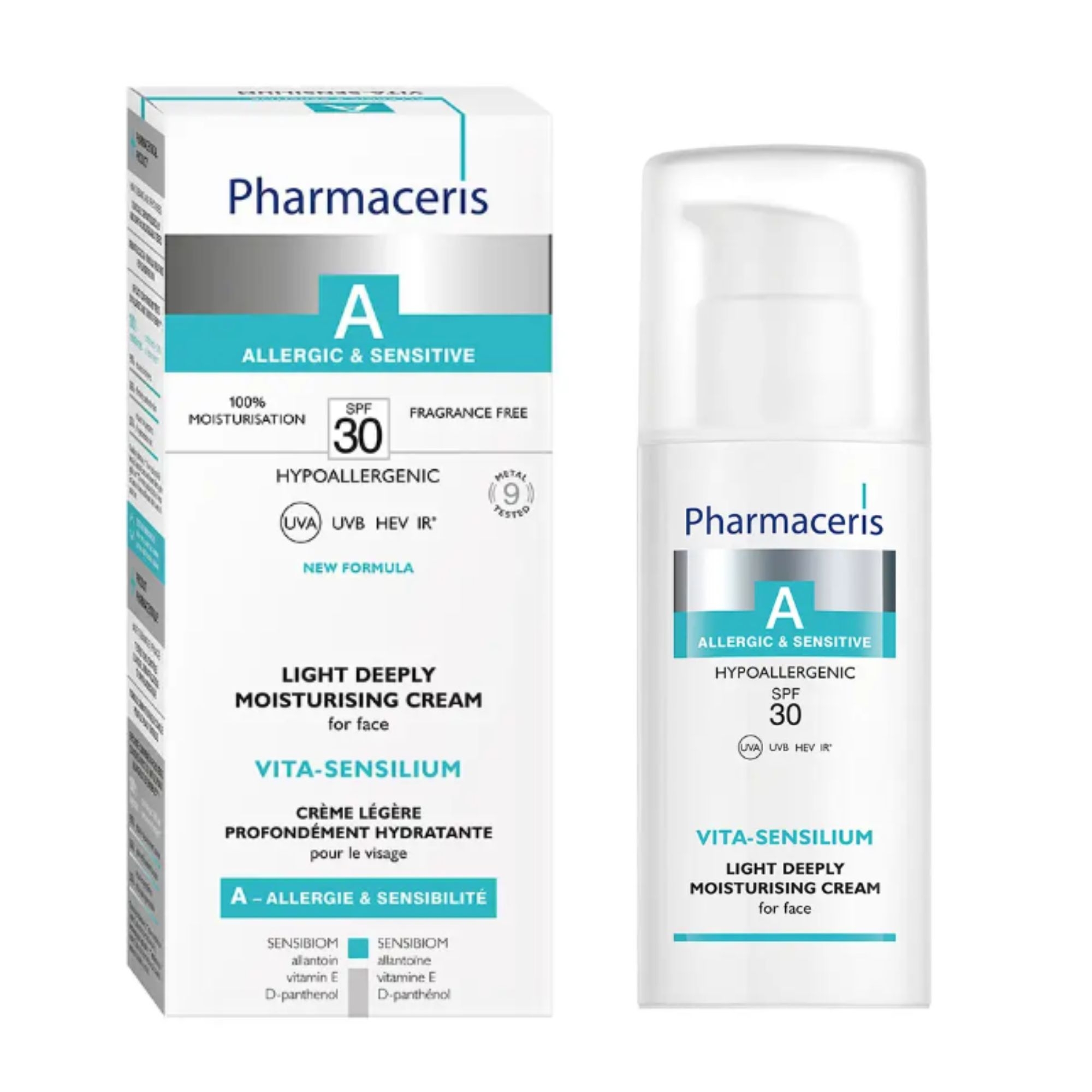 PHARMACERIS A VITA-SENSILIUM NÄOKREEM NIISUTAV SPF30 50ML - Tootepilt 